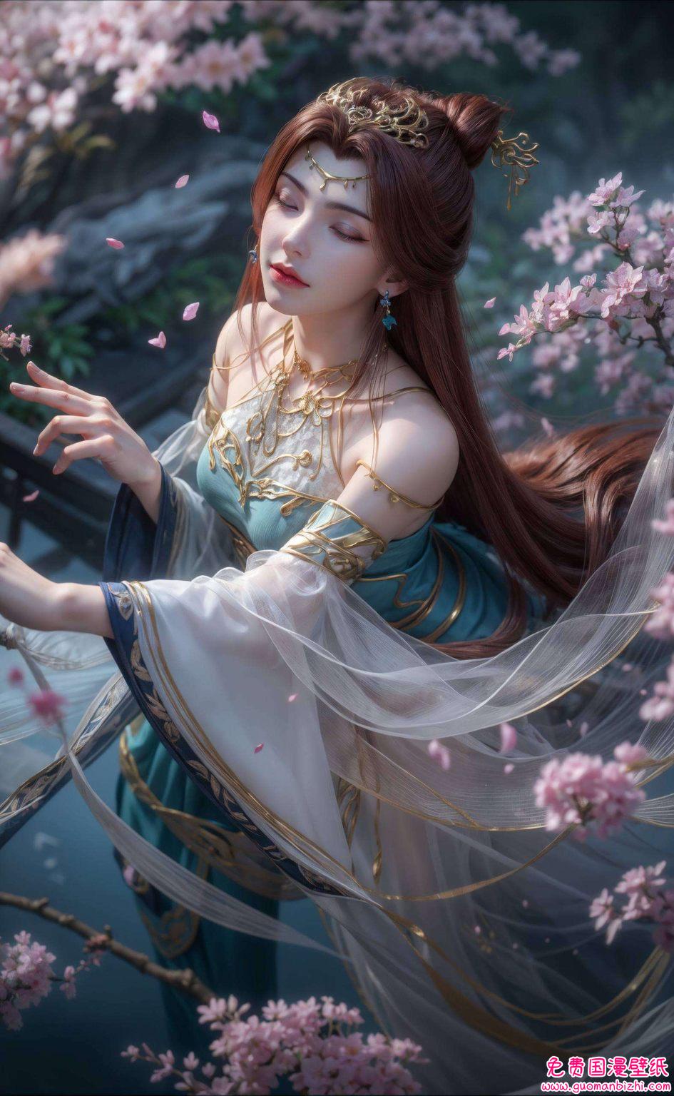 漫步于国漫的绚丽世界她那眉眼间的灵动