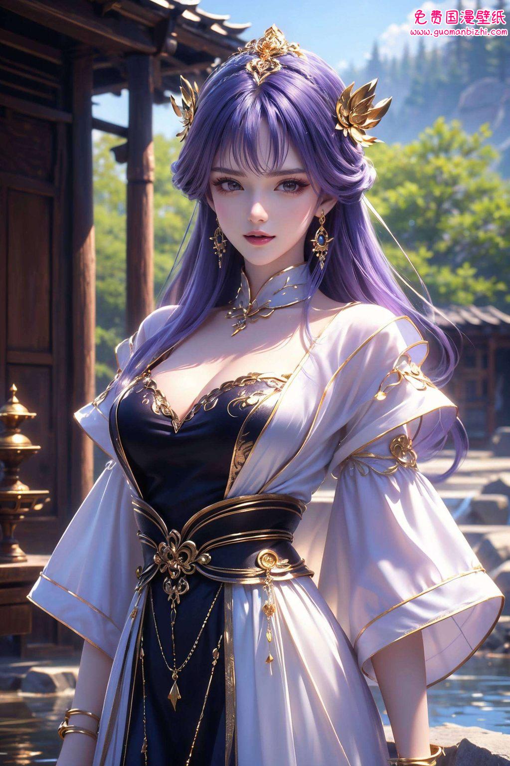 每一张都是国漫女神与美女的精美呈现她们的灵动与柔美