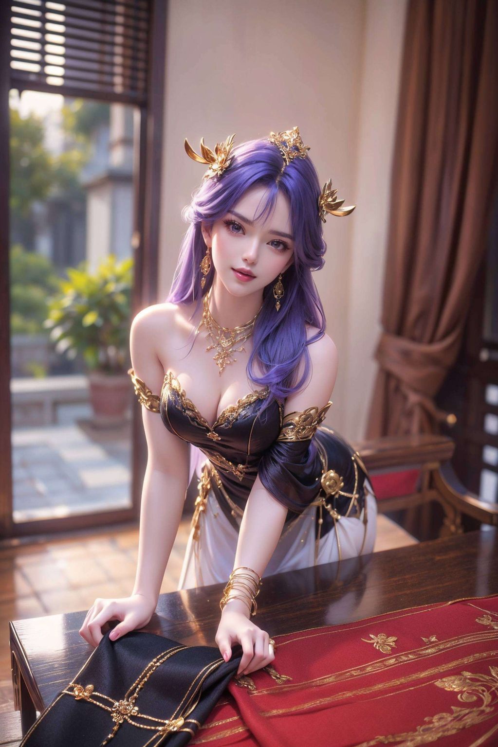让你的电脑也沐浴在国漫女神的荣光之中吧！她那眉眼如画