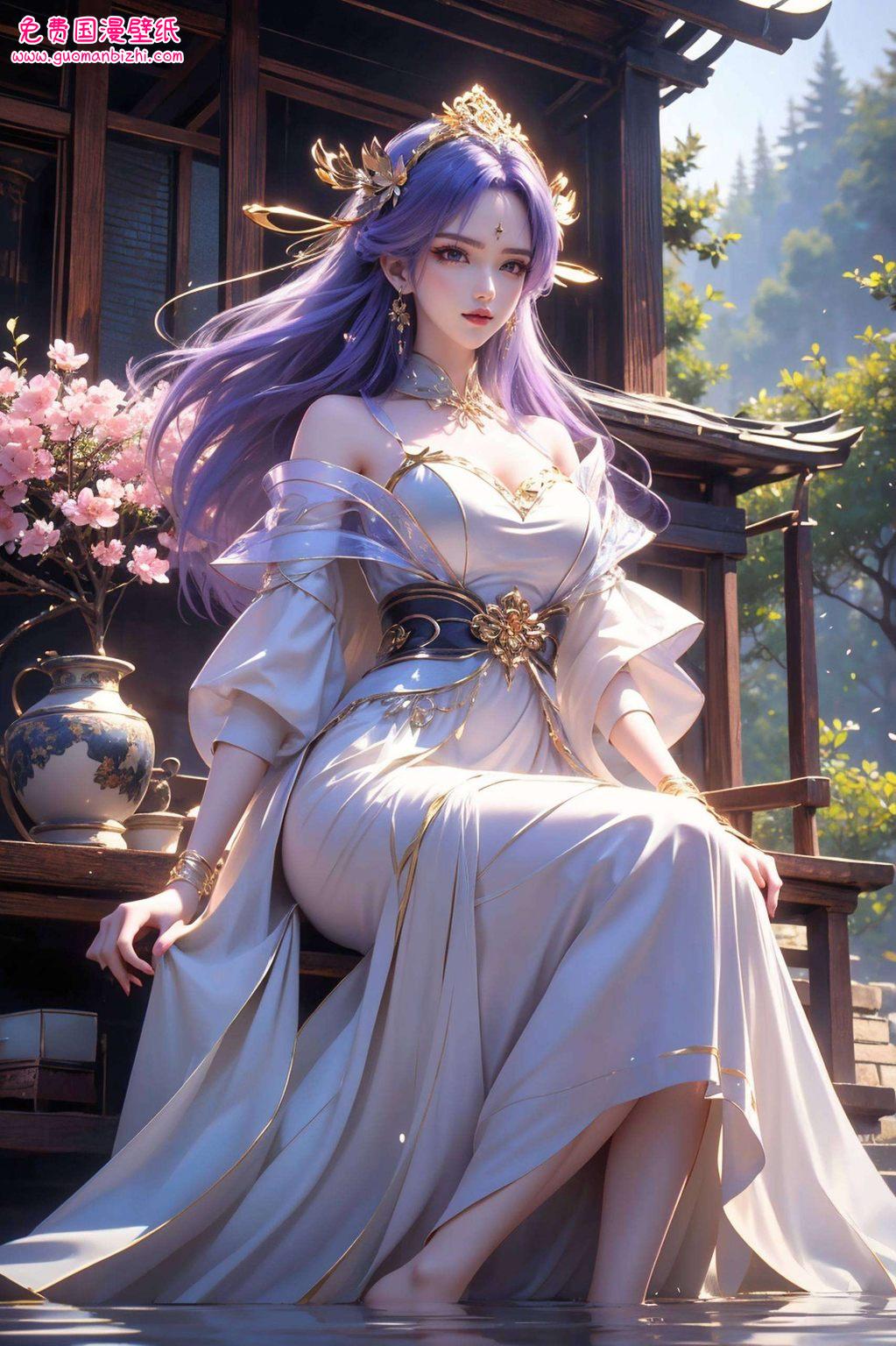 ”说完纷纷赞叹：“这可是百炼成神壁纸里的高颜值担当啊！”而这位美女