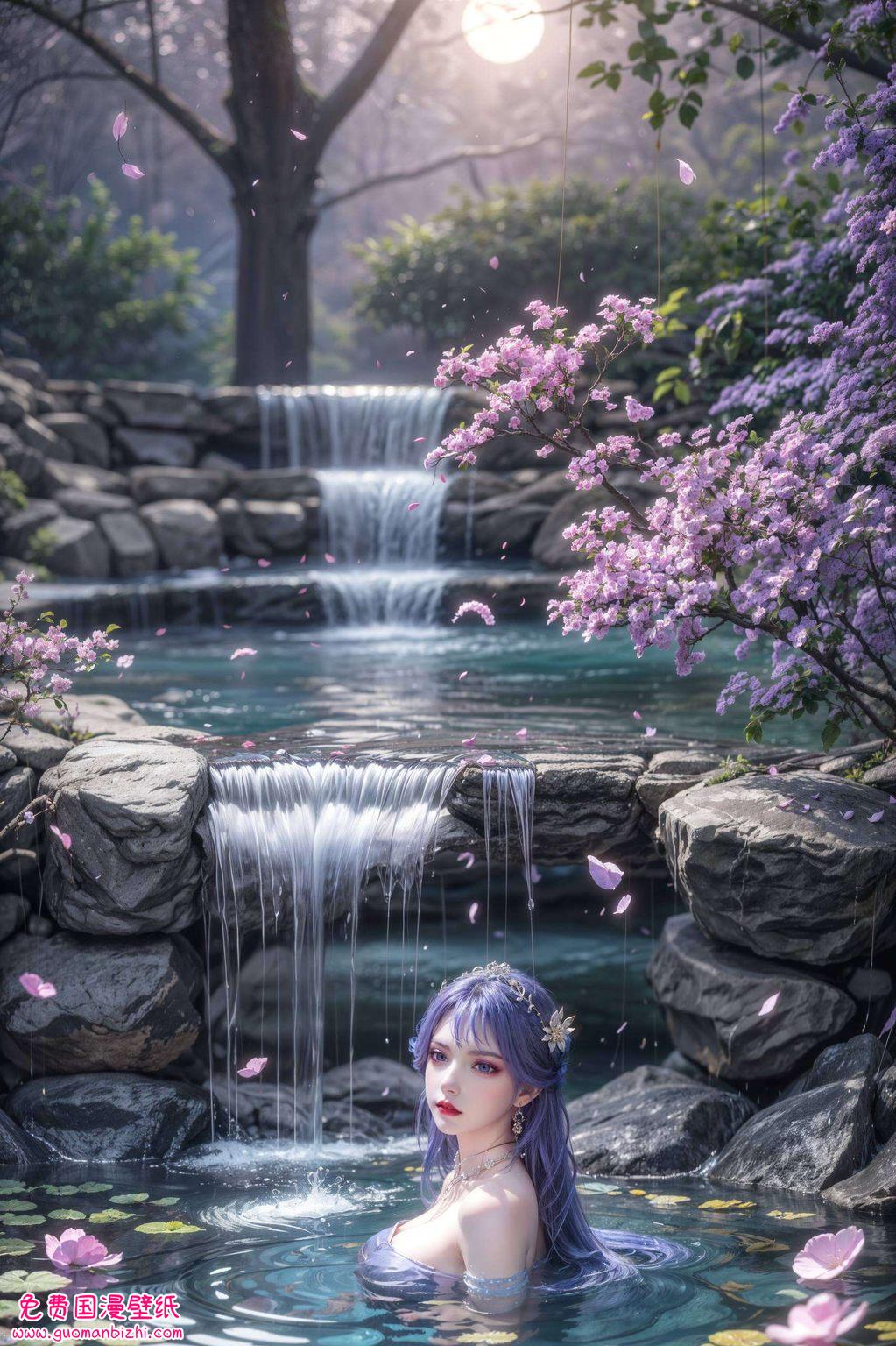 动漫美女壁纸的灵动于一身岂不美哉？