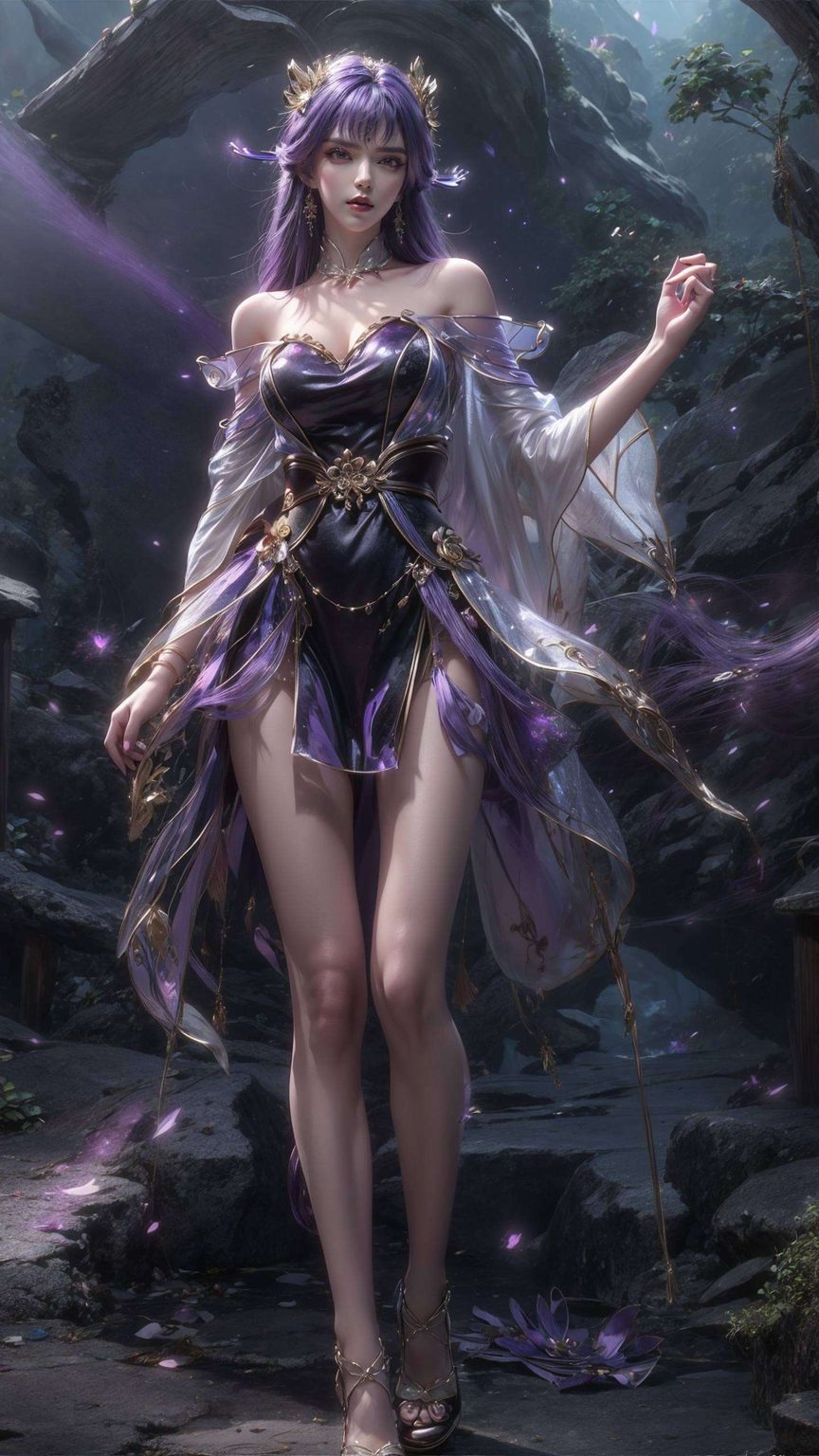 让你的手机瞬间变身玄幻界的通行证！瞧瞧这位百炼成神的国漫女神各位视觉盛宴的追求者们