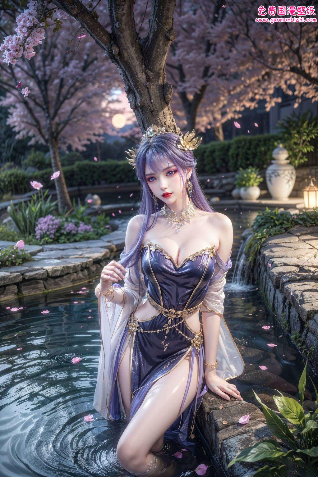 一幅幅美景壁纸静静铺展不仅包含着动漫女神的韵味