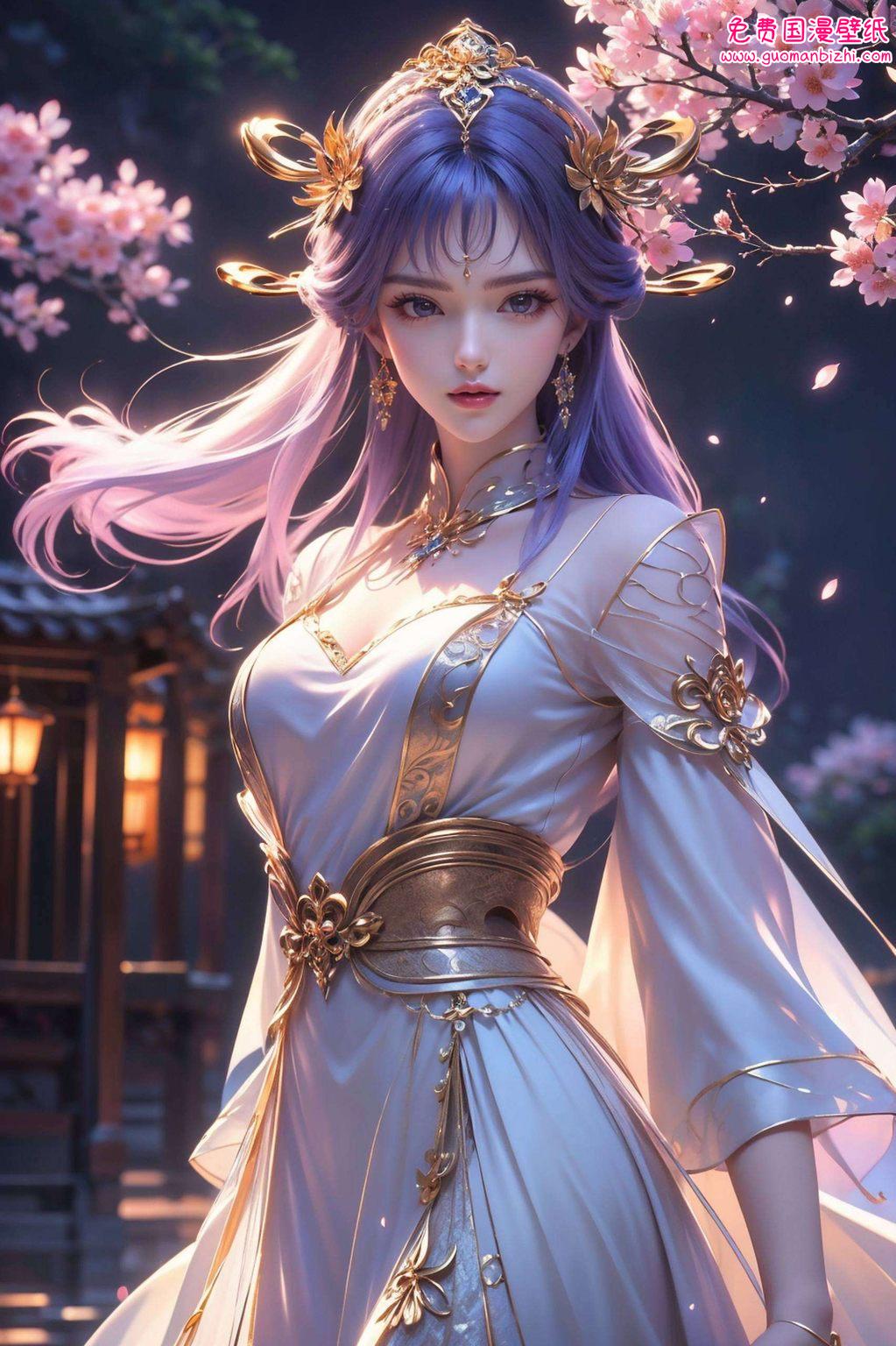 在紫色壁纸的柔和护眼下每款壁纸都是对玄幻世界的深情告白