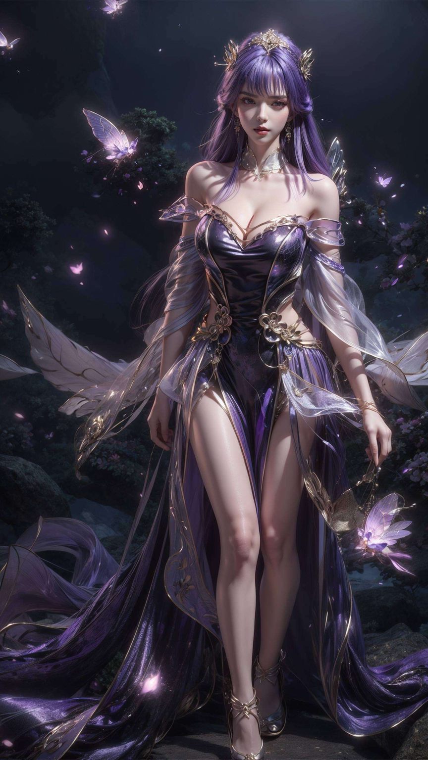 她的倩影如百炼成神的传说般耀眼以她的玄幻魅力