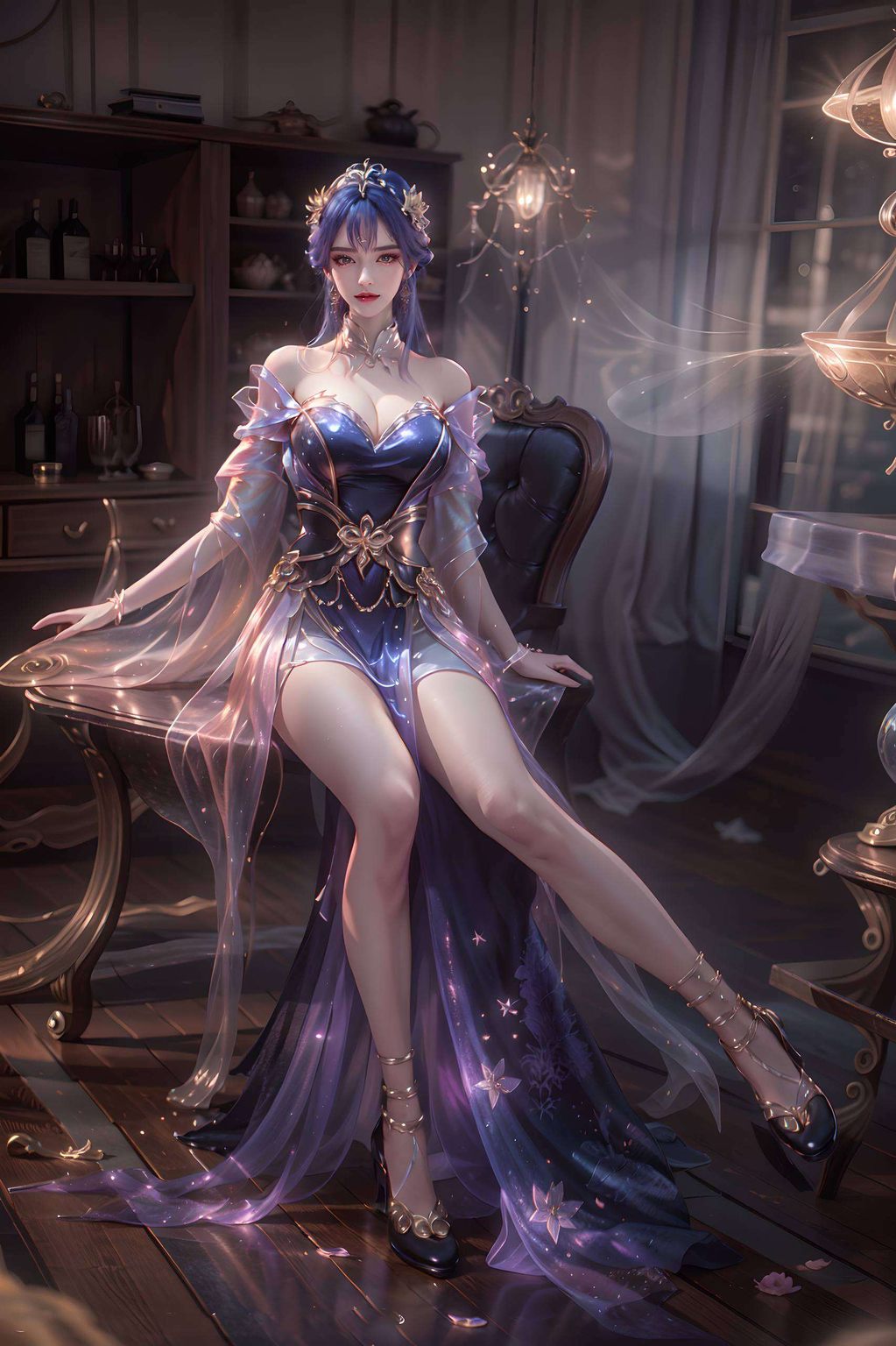 嘿那位眼神炯炯的妹子是不是让你心跳加速了呢？😍而在百炼成神的壁纸中