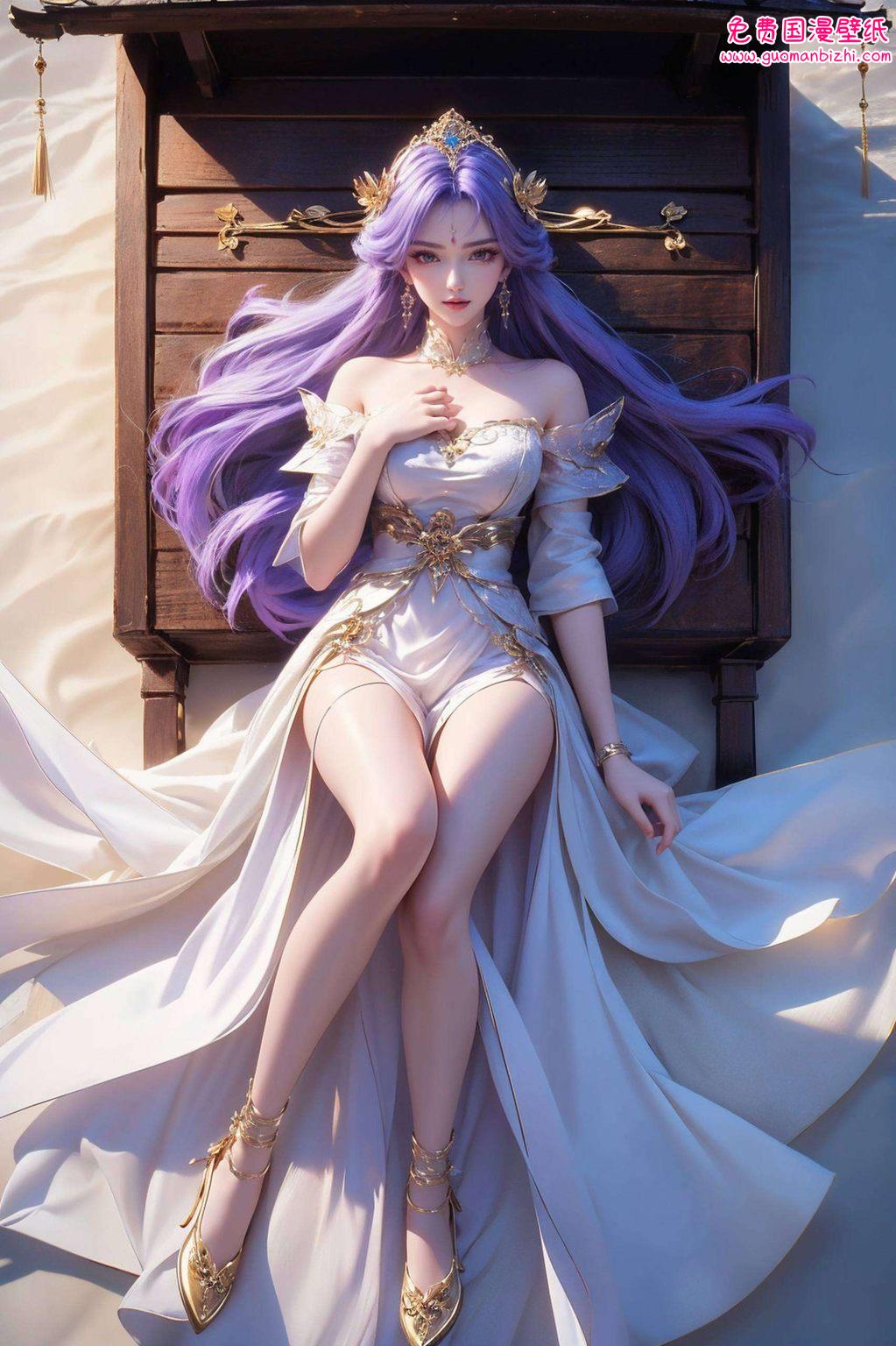 她身姿曼妙仿佛置身于那个玄幻的世界