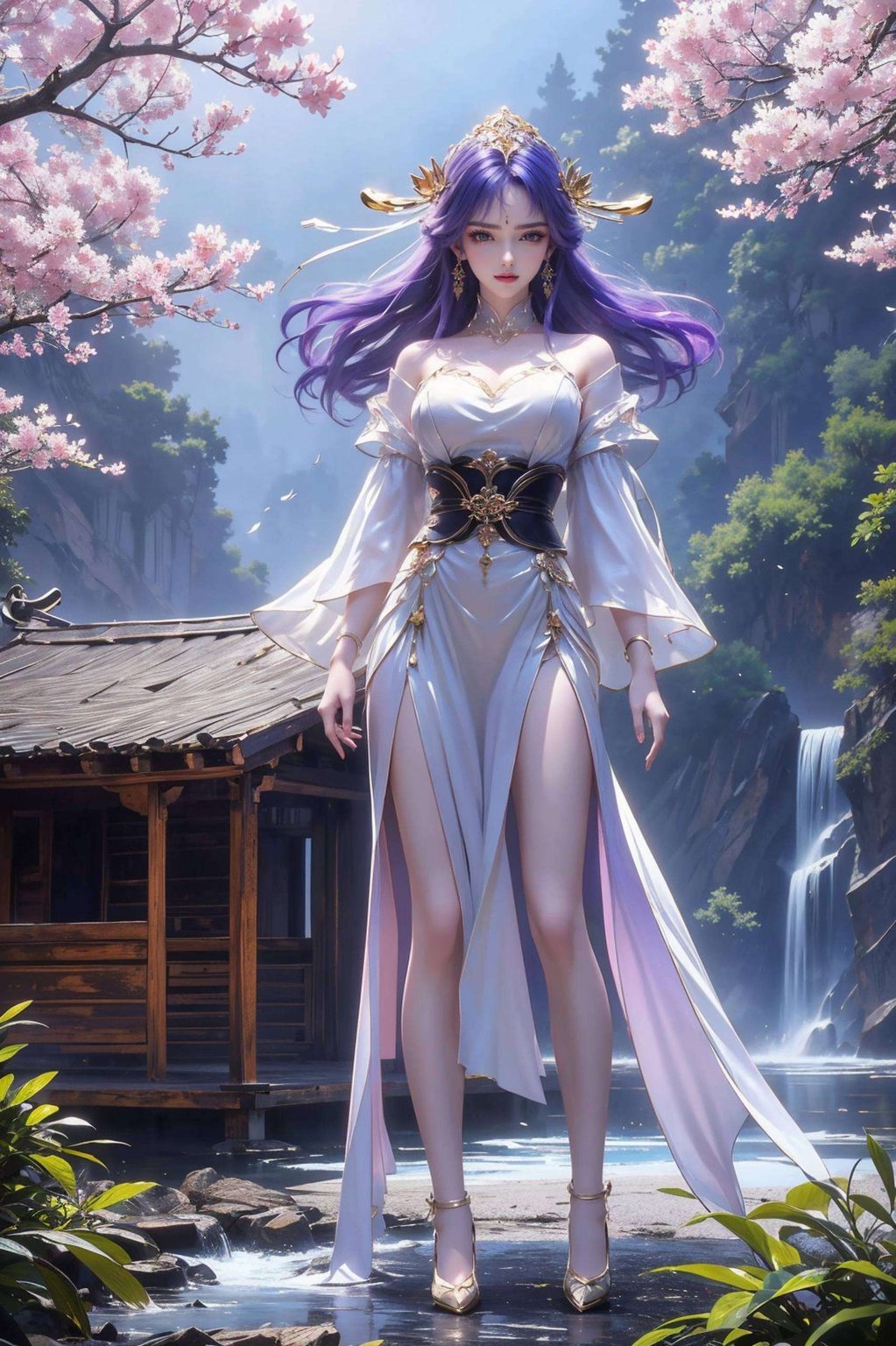 如诗如画国漫之美与动漫女神的风采交相辉映