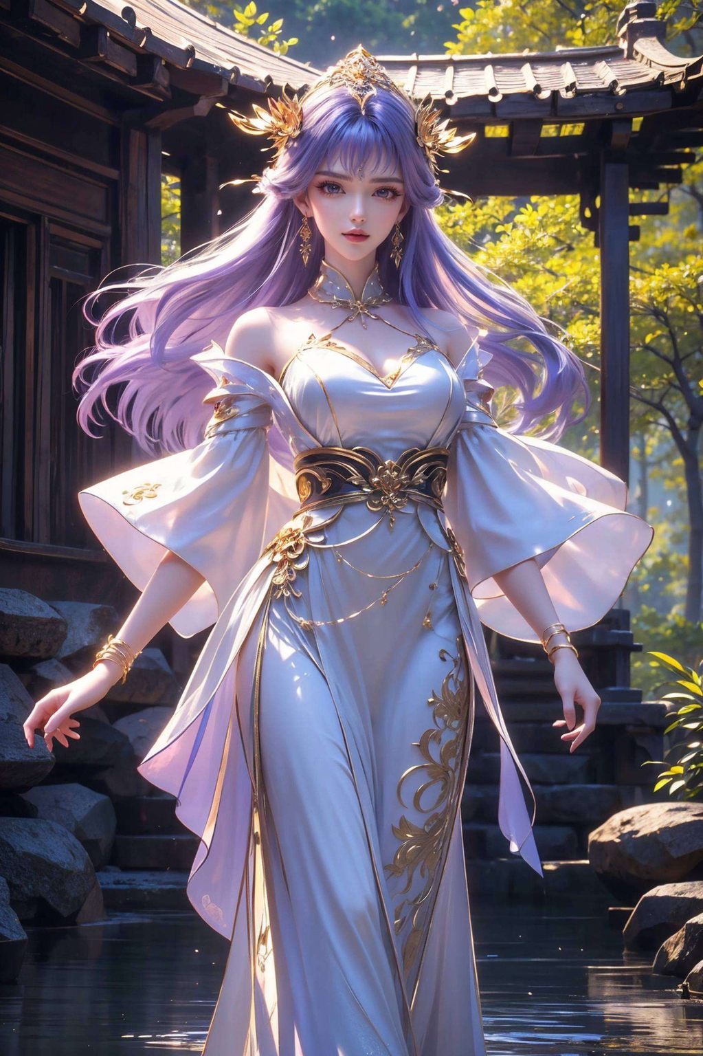 眼神坚定而迷人国漫女神们翩翩起舞