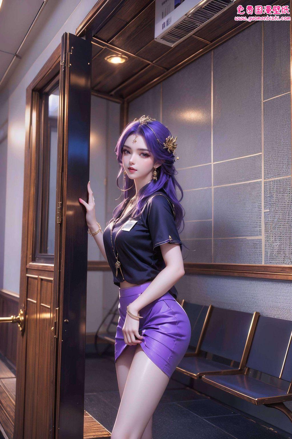 她的眼神里藏着无穷的秘密就像是她的魔法镜像