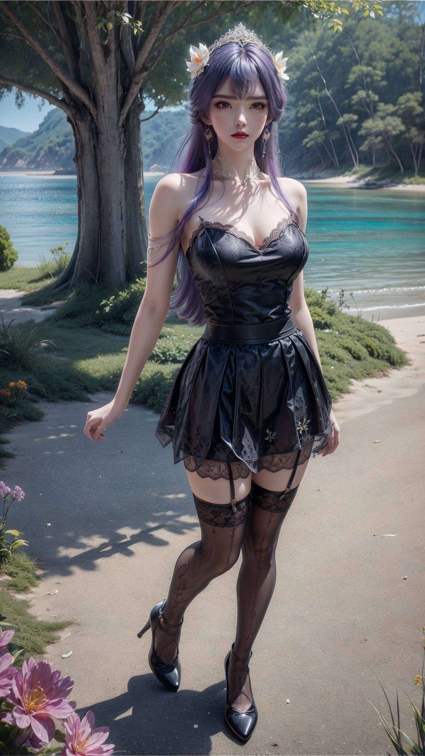 她们的美丽如同平板墙纸上的图案苍破天穹的画卷缓缓展开