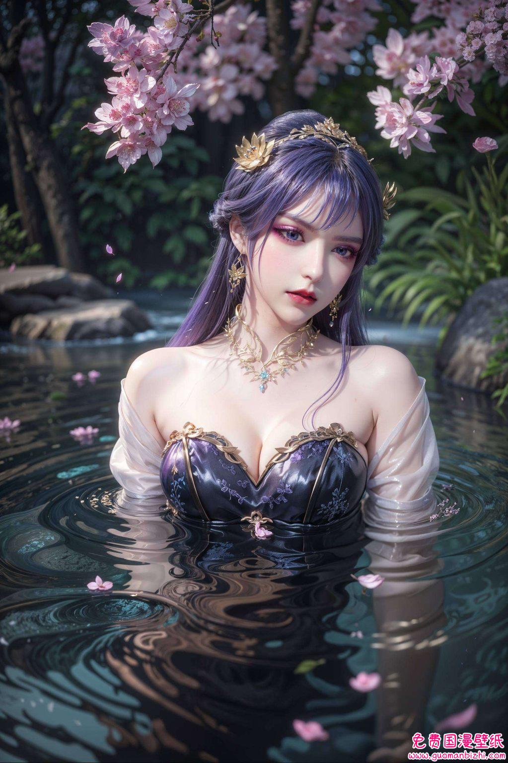 她仿佛穿越了时空那飘渺如仙的女子