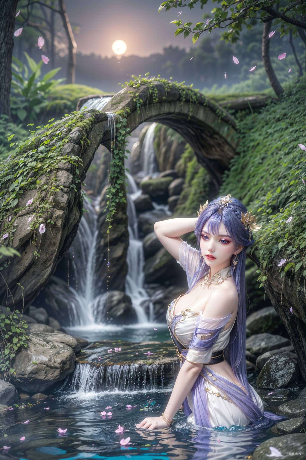 快来感受这满满玄幻风的国漫美女吧一起萌萌哒！