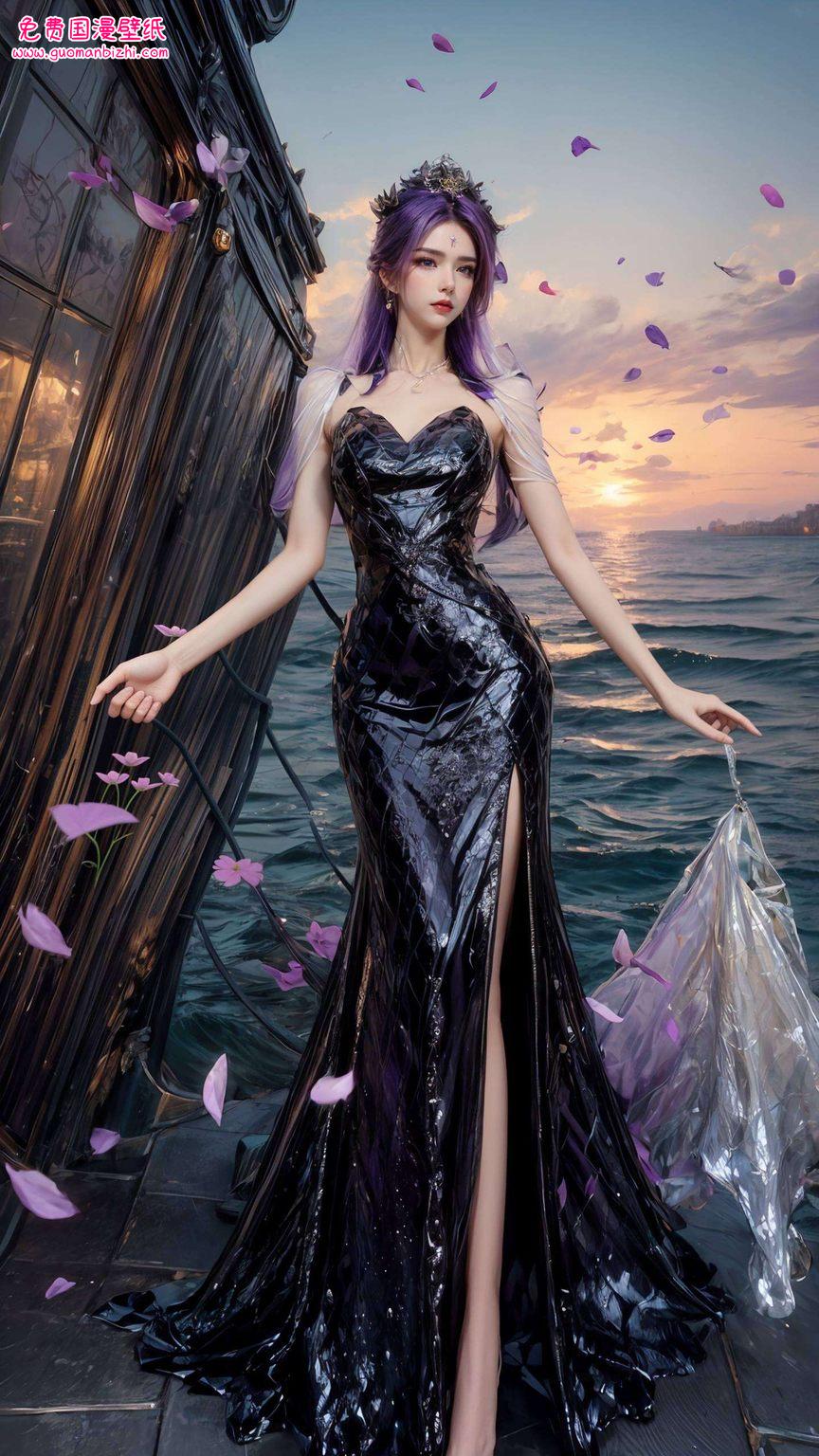 在这动漫美女的画卷中让人不禁感慨：人生若只如初见