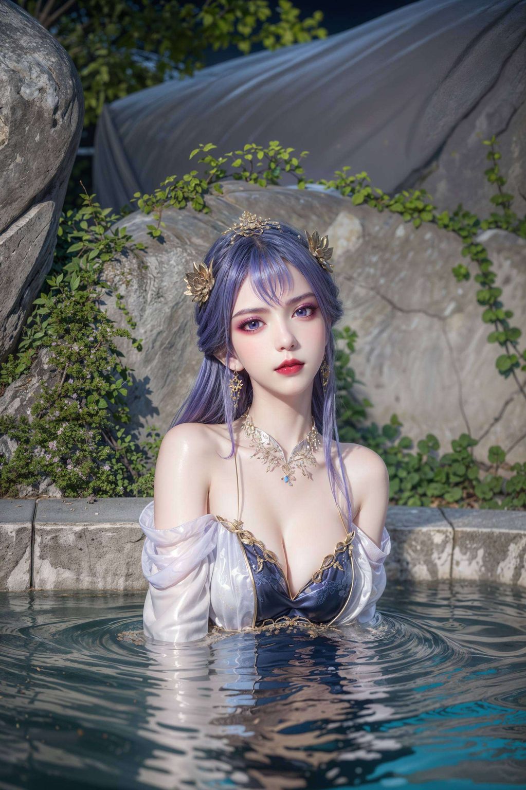 在这些国漫女神与动漫美女中如同一幅幅大图壁纸