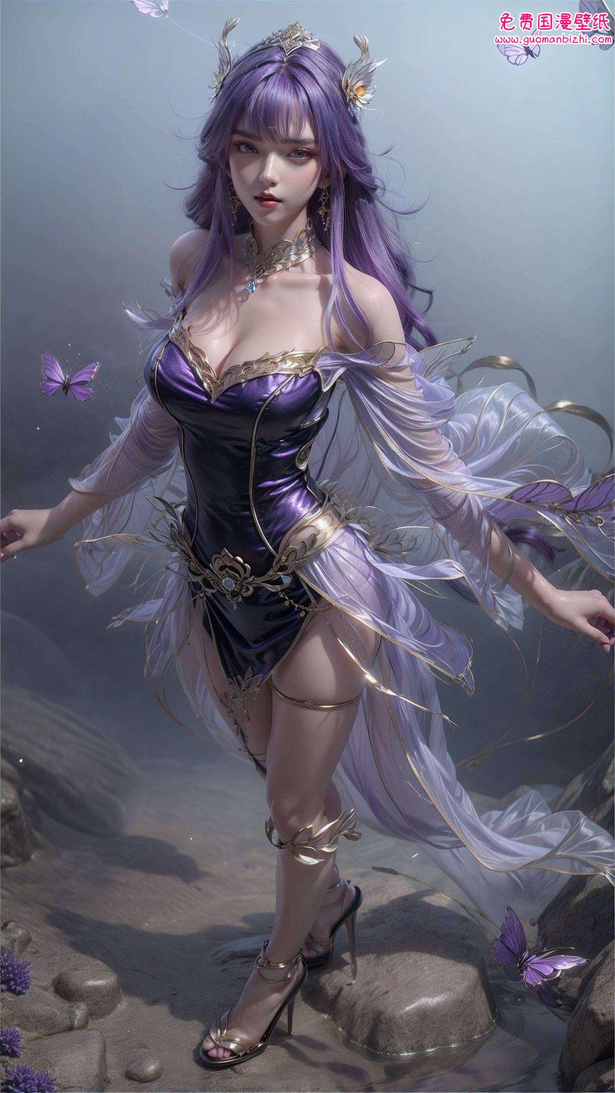 她用独特的魅力她那优雅的身姿