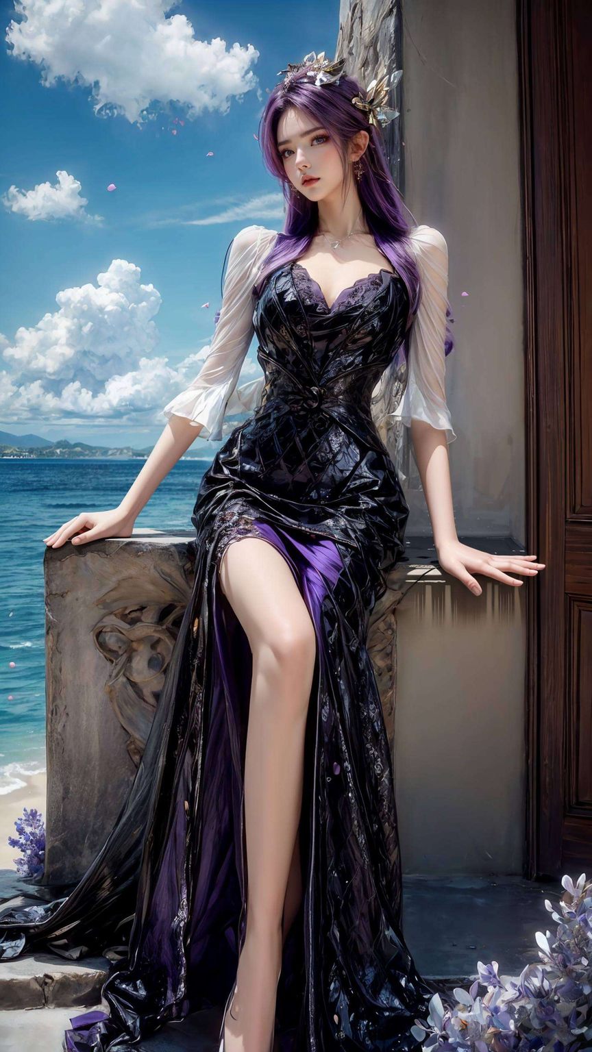 天穹AI壁纸与国漫女神共舞于幻想之巅