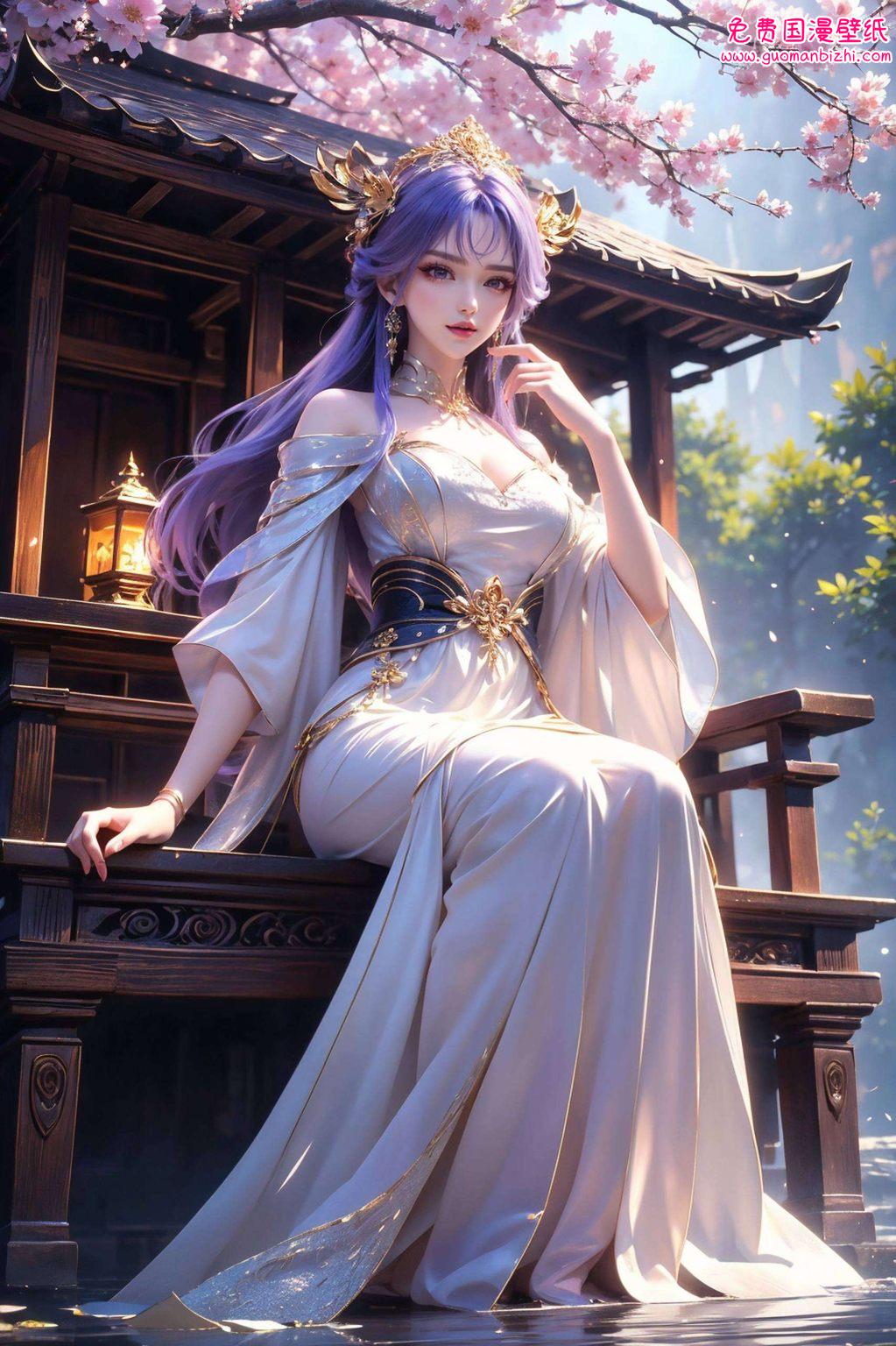 真可谓：壁纸映佳人护眼又养眼