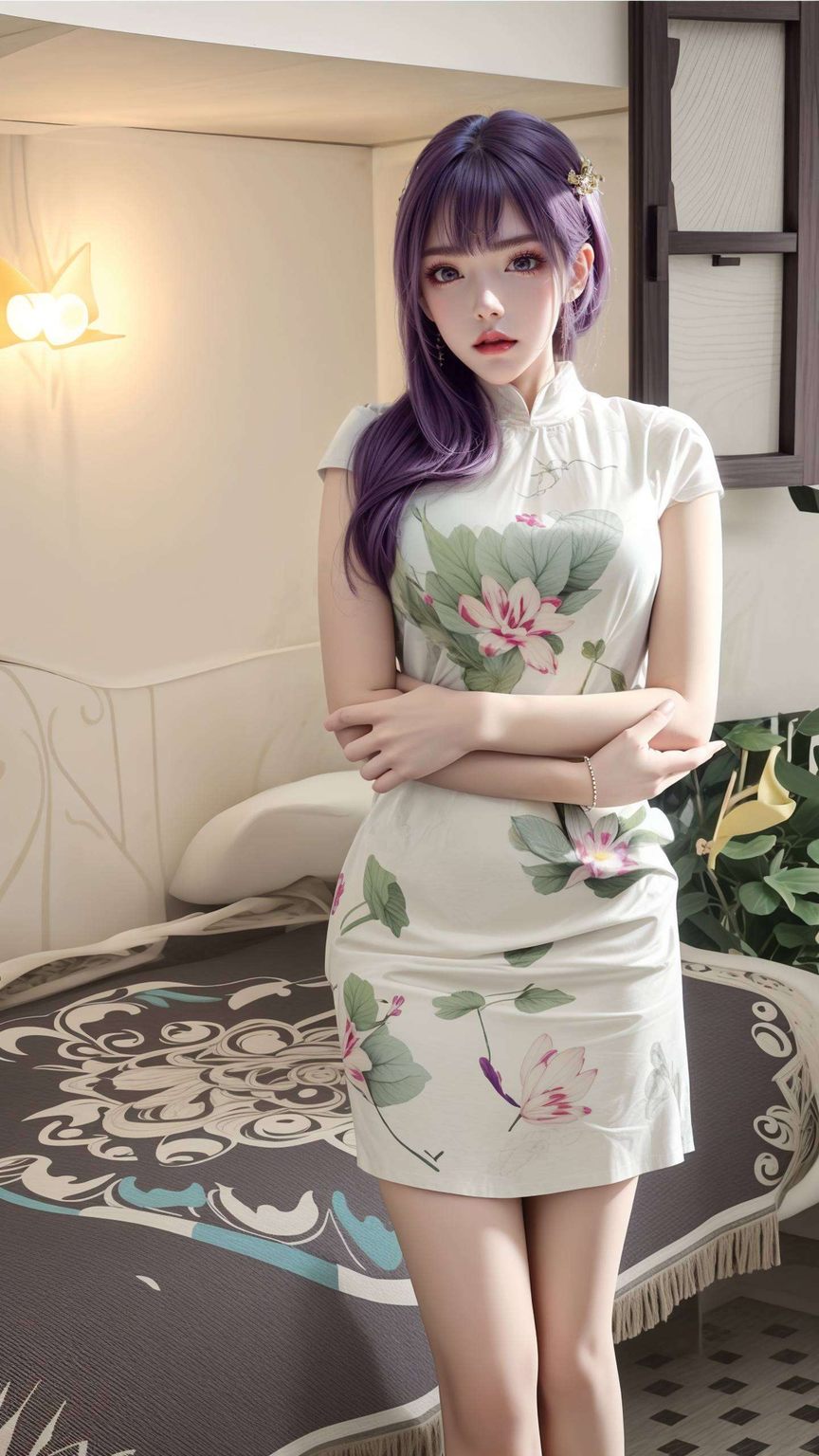 或婉约如《百炼成神》中的紫衣仙女动漫壁纸争艳