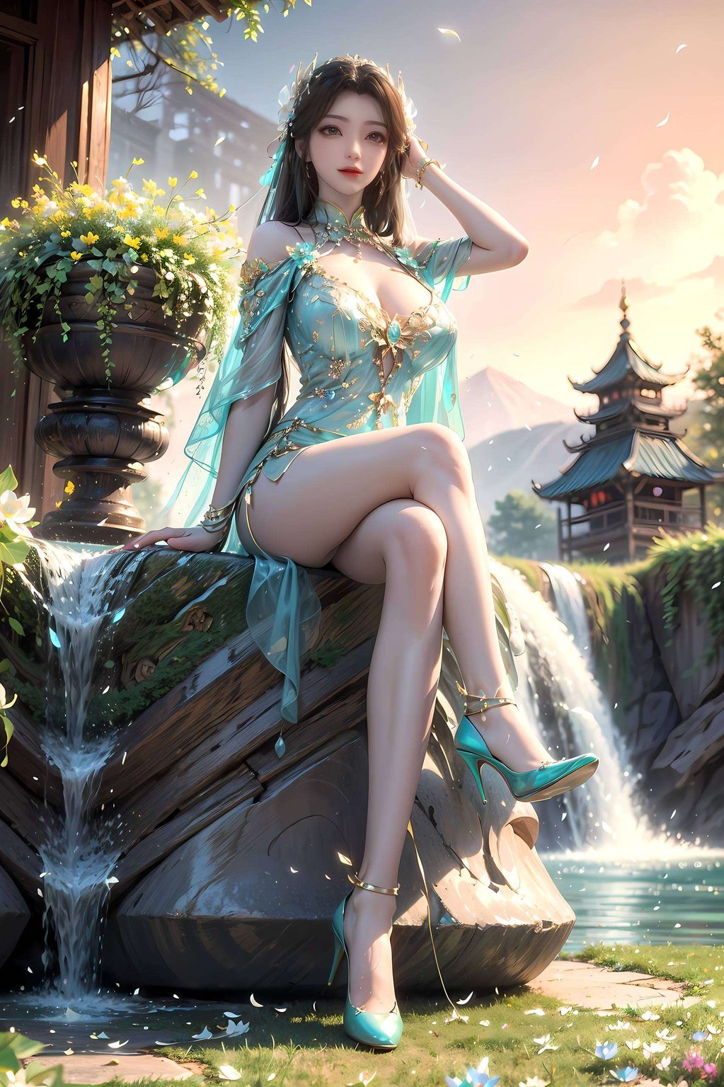 如同百炼成神的国漫女神翩翩起舞