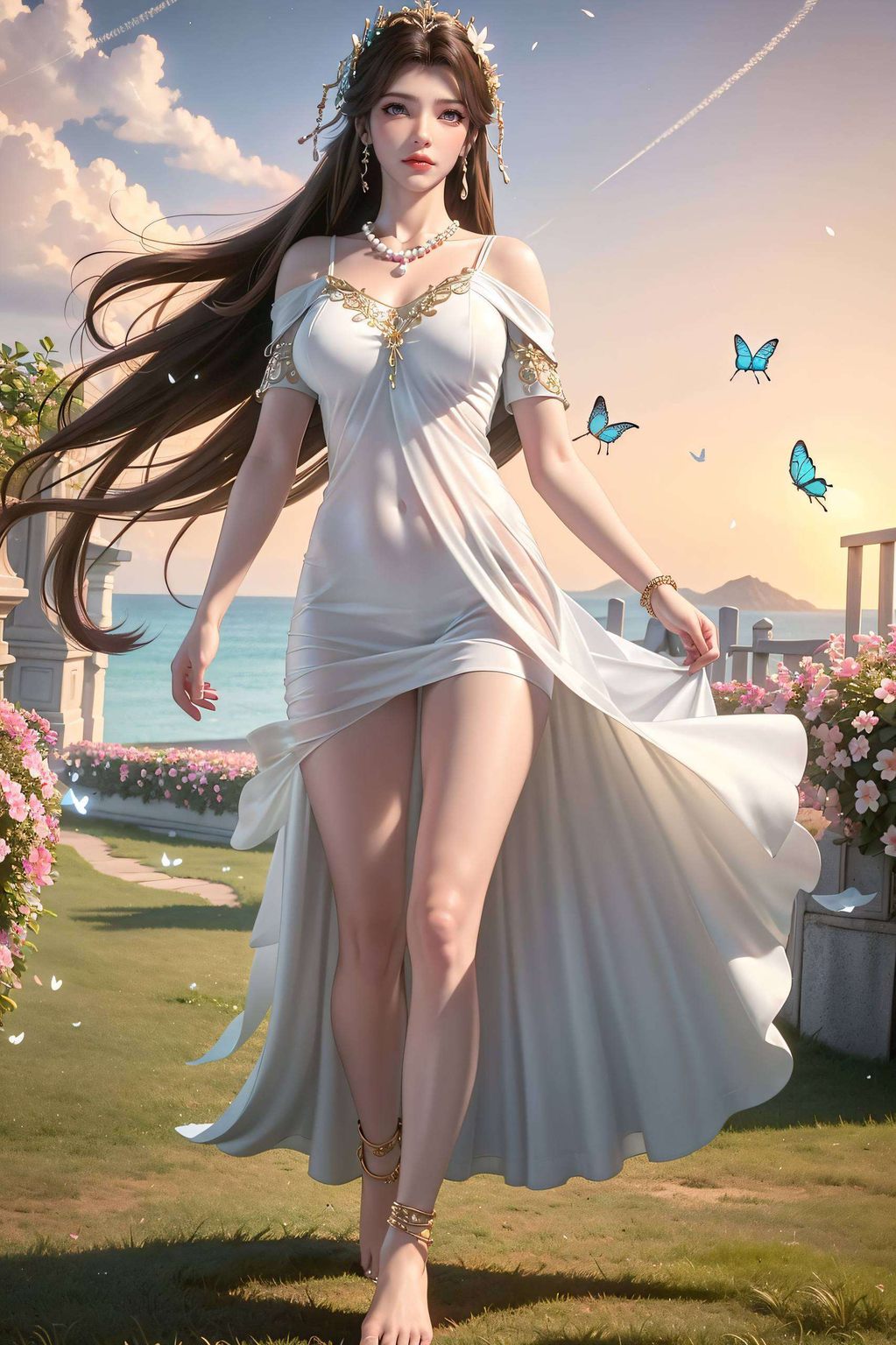 让人不禁为之倾倒在这国漫女神的环绕下