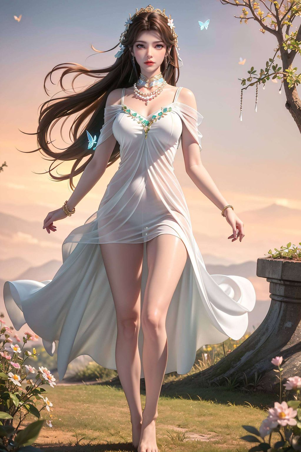 国漫美女的魅力化作一幅幅精美的壁纸
