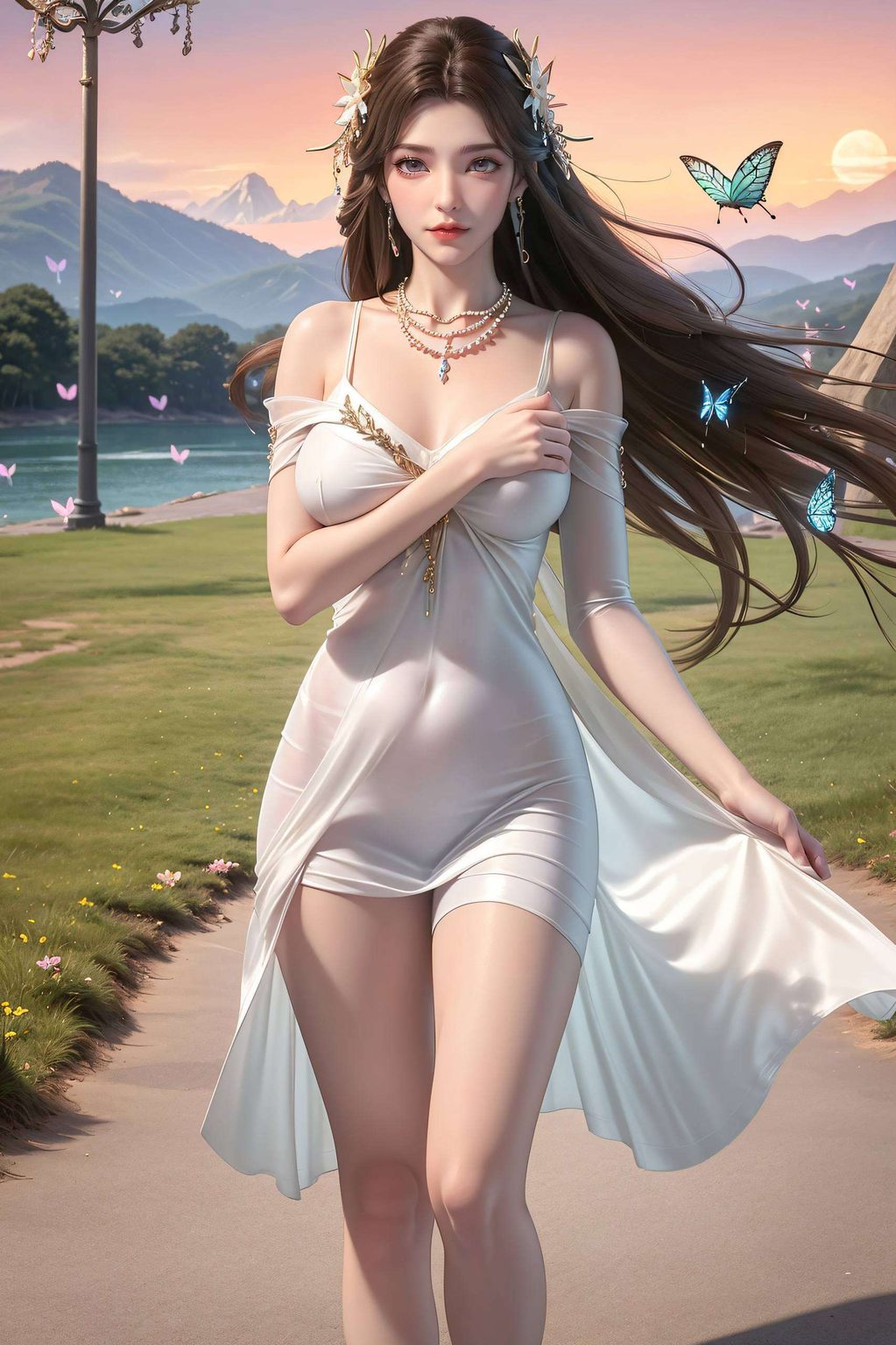 迷你溪幼琴的倩影跃然屏上又似琴音般悠扬