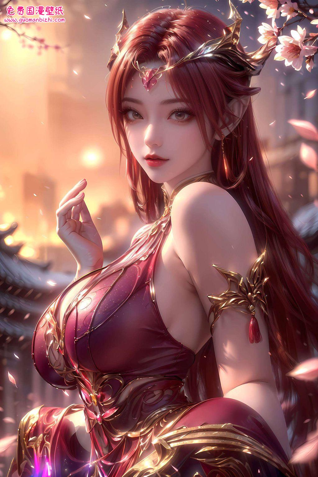 百炼成神的英姿与国漫女神的柔美并行妖夜壁纸软件下载为你呈现一场视觉盛宴