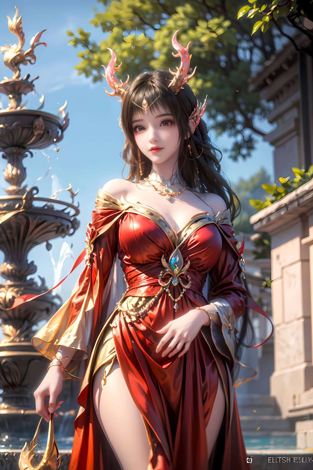 既有着玄幻世界的深邃每一画