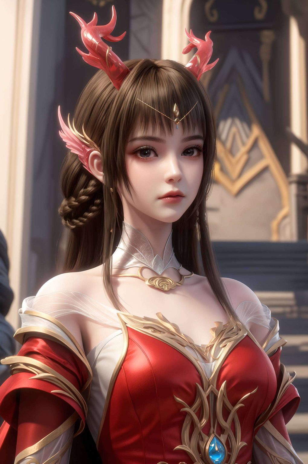 这款精心打造的云落高清全屏壁纸即刻感受国漫美女的魅力