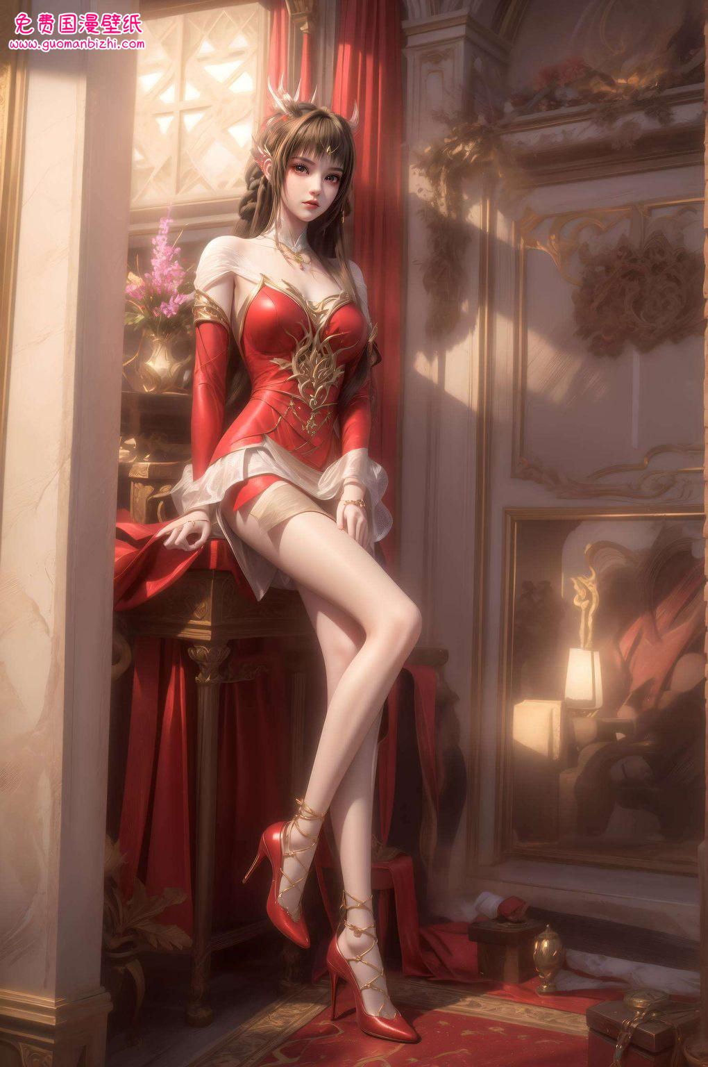 国漫女神与美女齐聚云落壁纸高清图下载安装