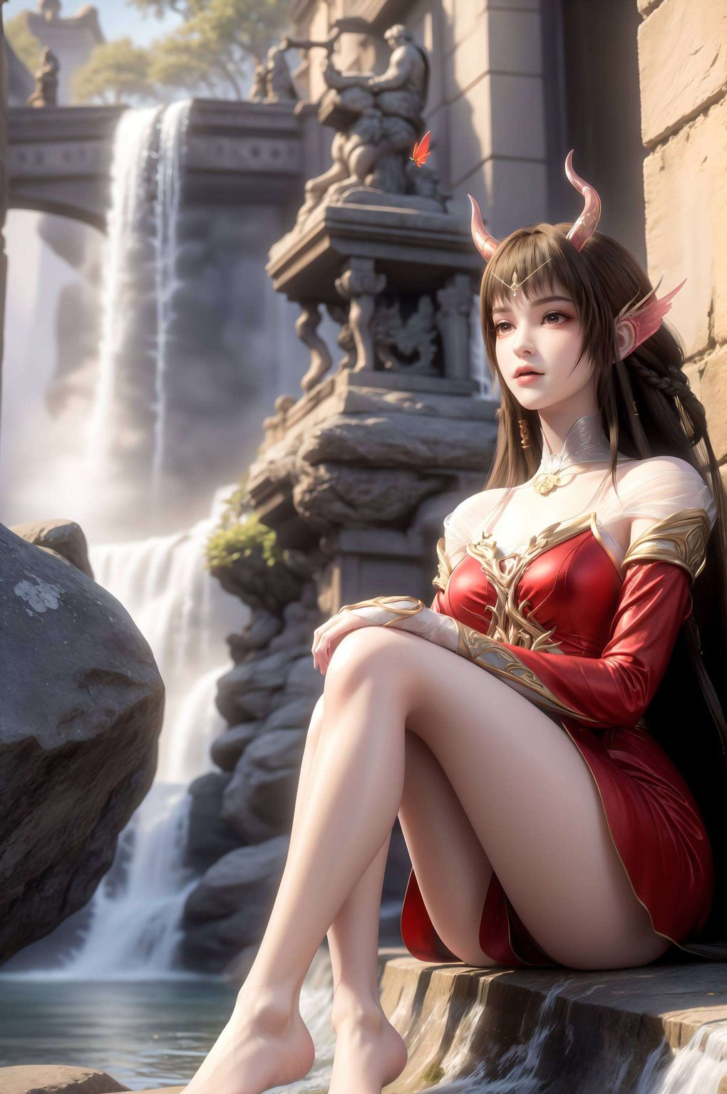 国漫女神的灵动眼神每一帧都是对玄幻美学的极致诠释