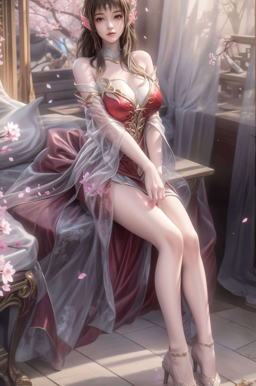 国漫女神的倩影动漫美女的灵动