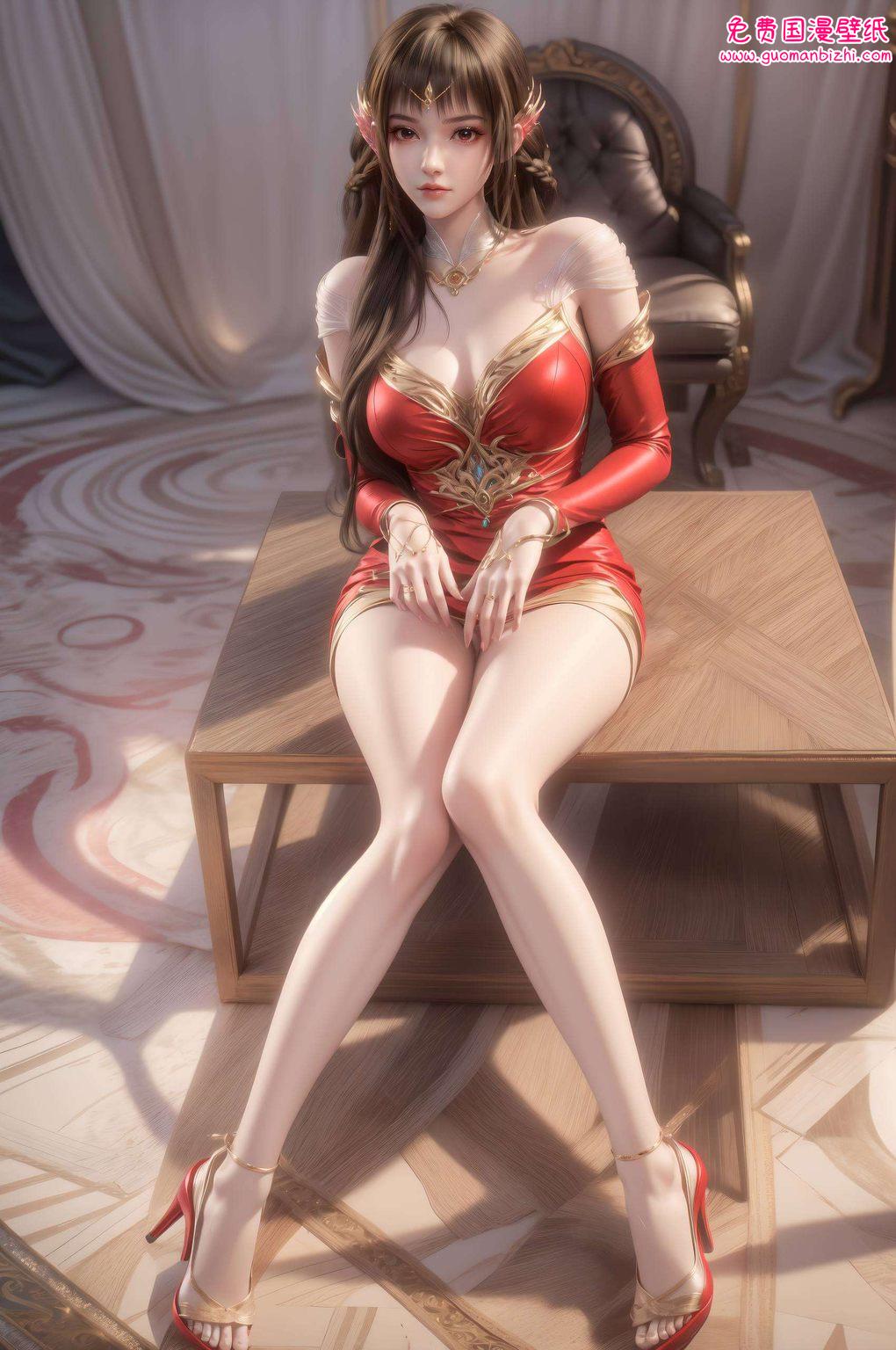 动漫美女的灵动与玄幻世界的神秘交织如同一幅动人的国漫壁纸