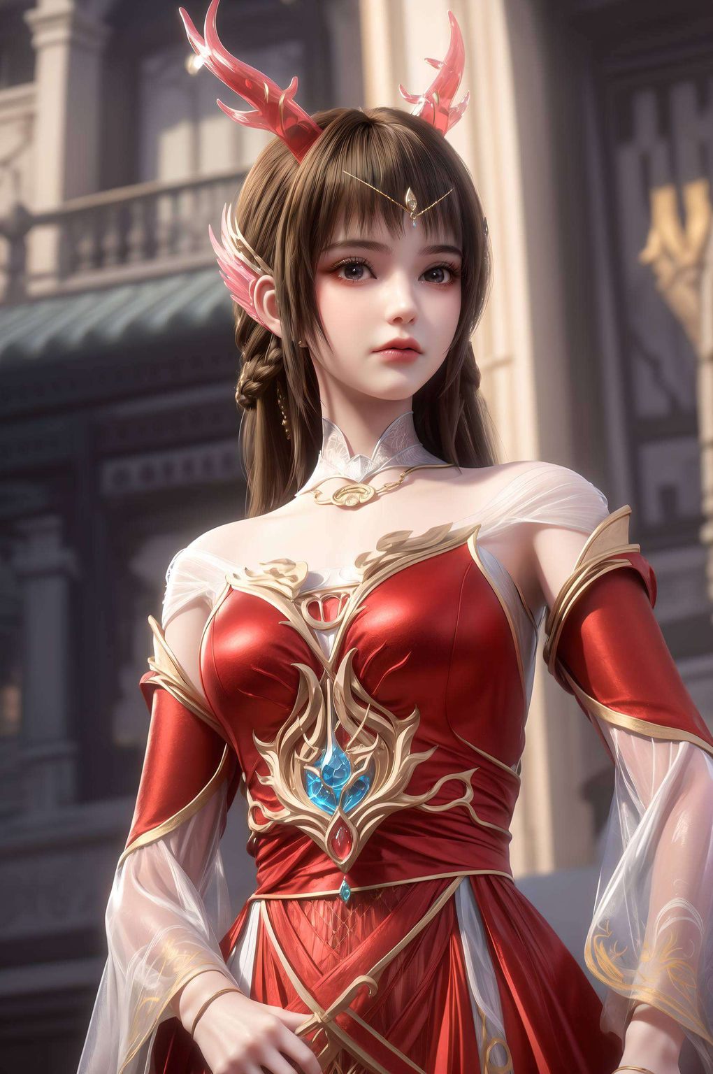 百炼成神中的女神级角色云落1920x1080的超清分辨率