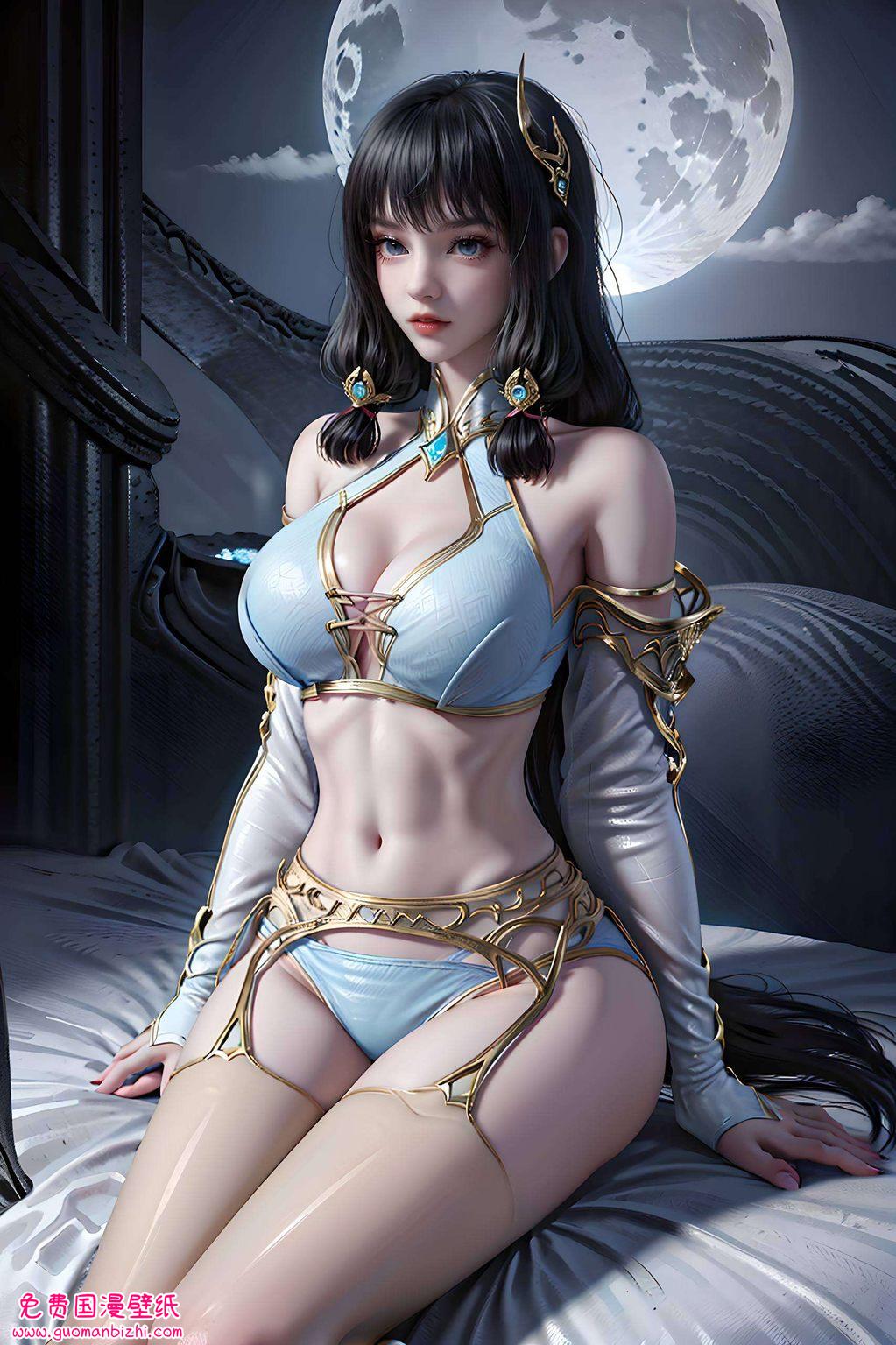 身姿婉约云落翩翩起舞