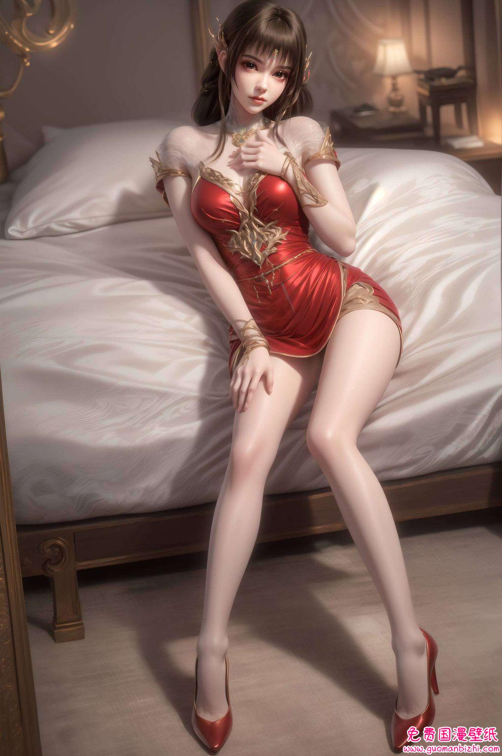而那些国漫美女们每一次凝视都仿佛能引领我们跨越次元