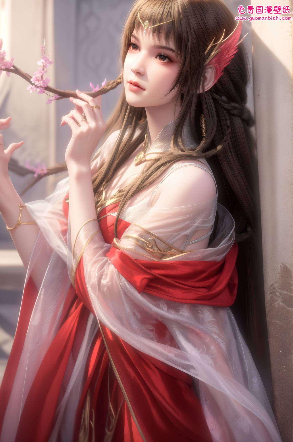 一袭长发飘逸都像是在手机上演绎一场玄幻大戏