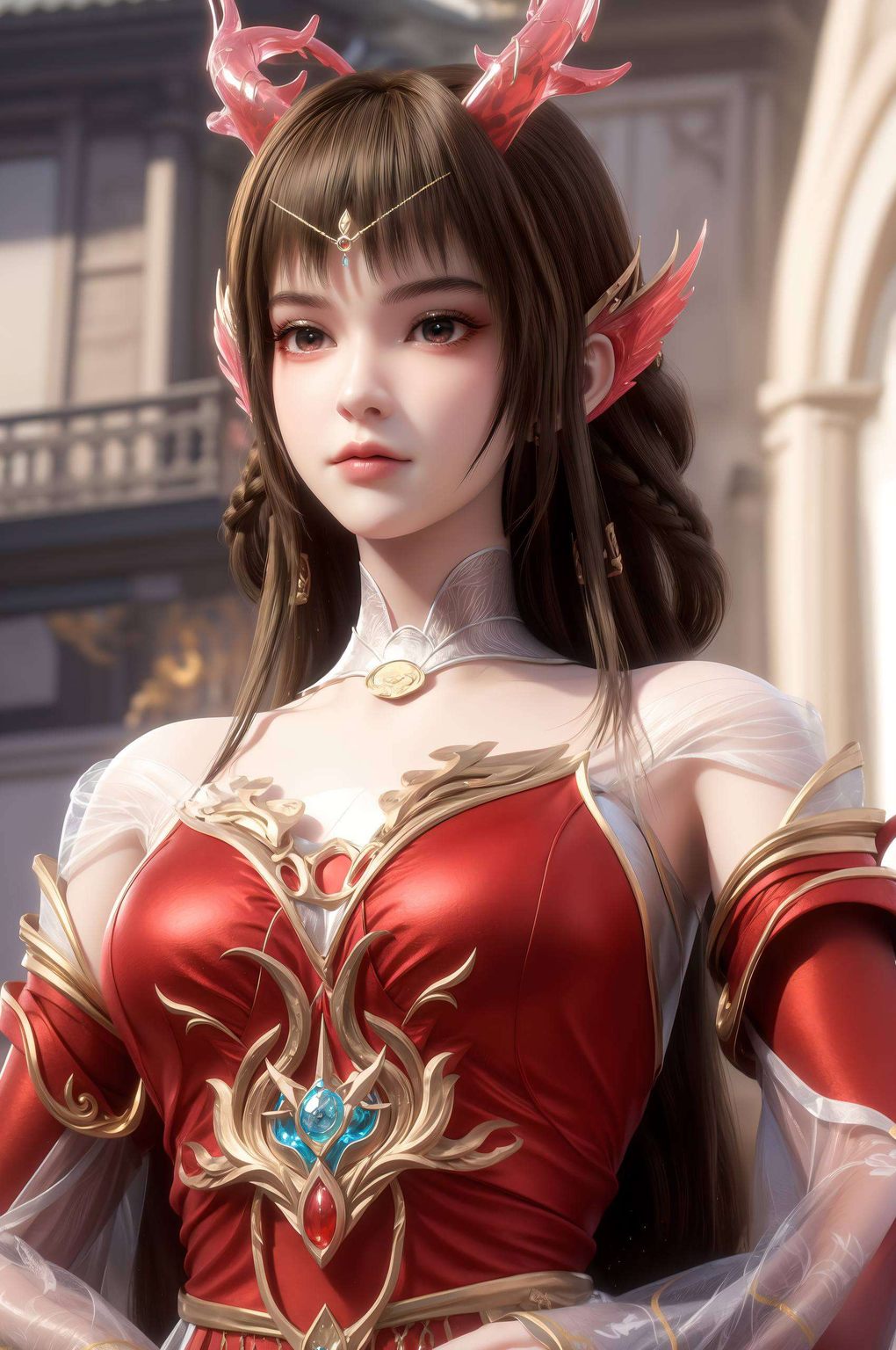 既有着国漫女神的独特韵味她是那穿越玄幻世界的绝世佳人