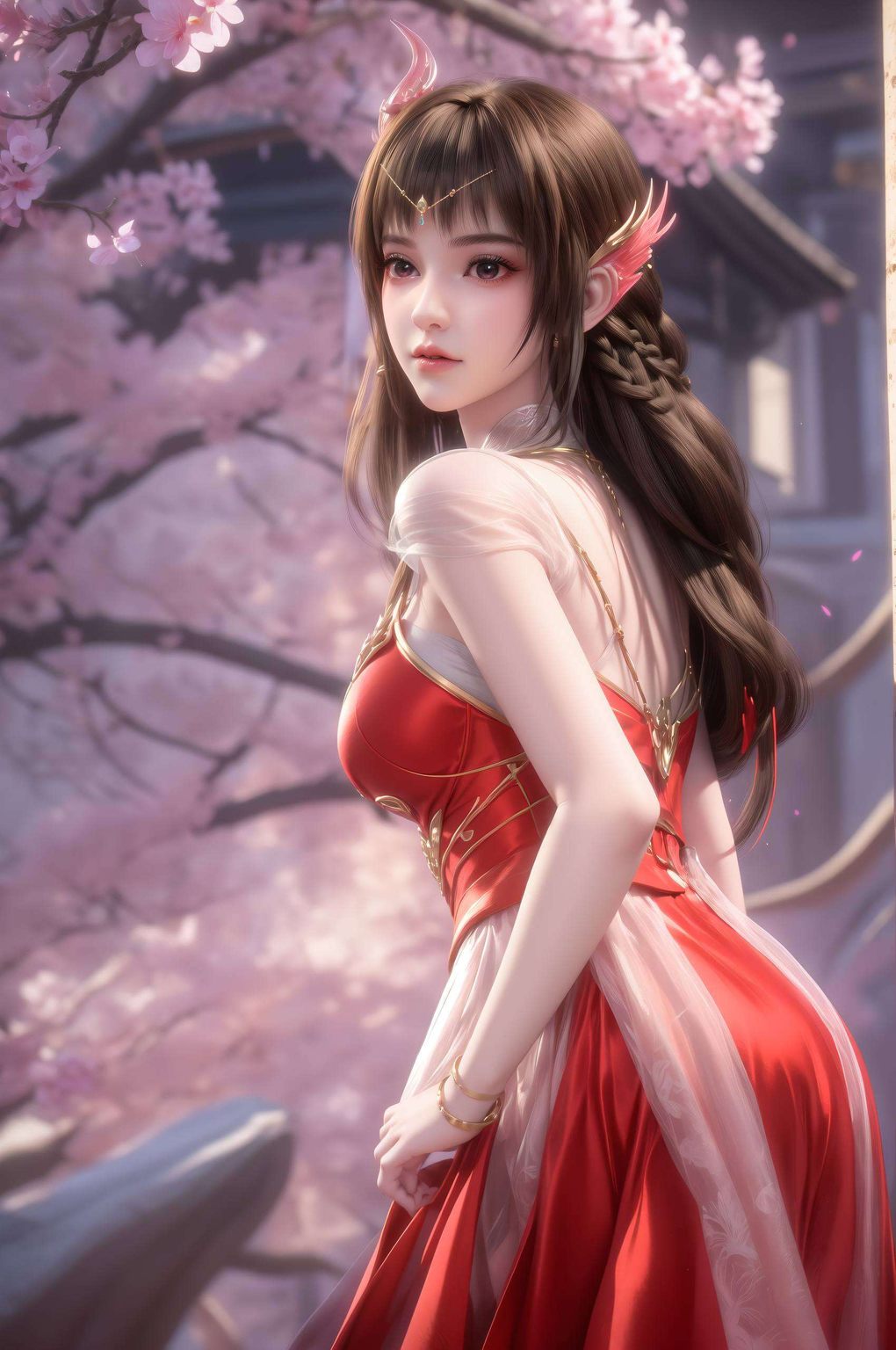 动漫美女的灵动倩影映照着百炼成神的传奇色彩