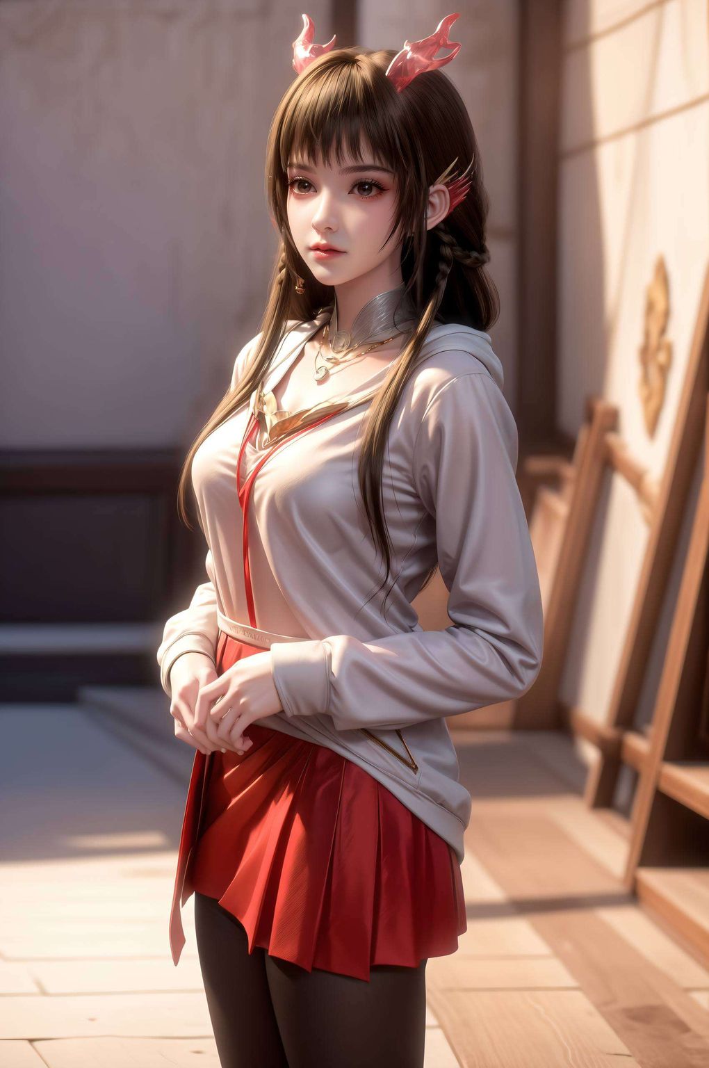 这位云落小仙女让你的电脑秒变玄幻仙境