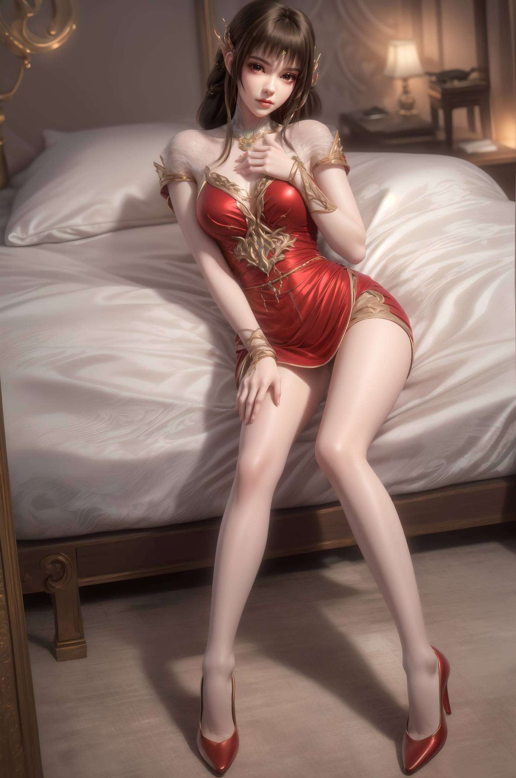 都透露着国漫女神的韵味每一处线条