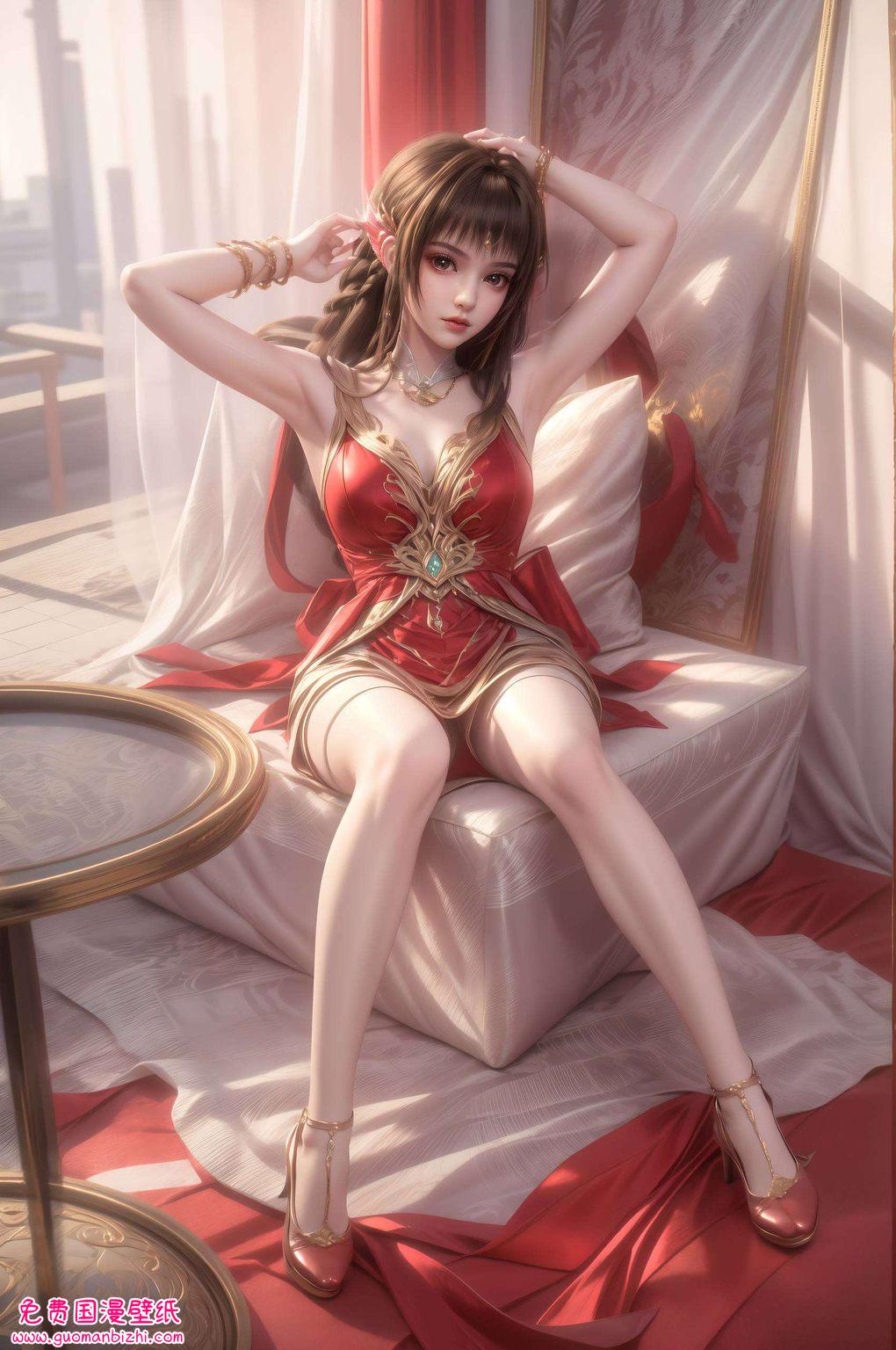 我们有来自国漫《百炼成神》的云落壁纸😍 然后