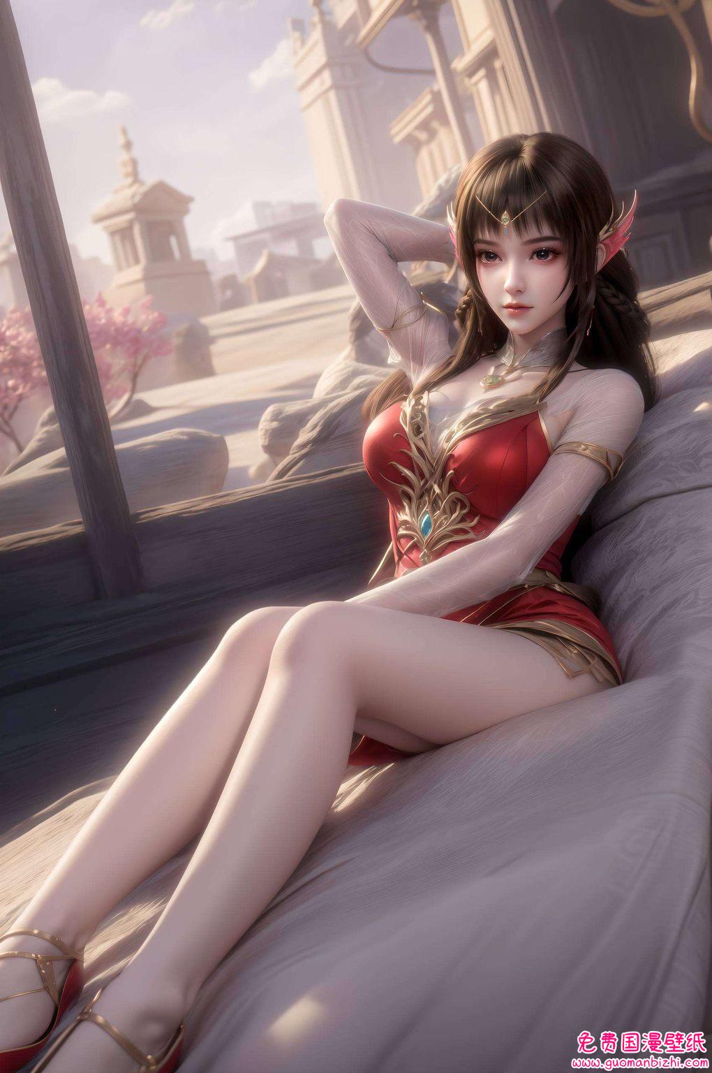 在国漫的绚丽世界里动漫美女们的婉约风情