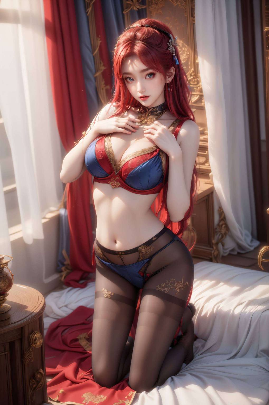 降臣的眼神深邃仿佛藏着千年的秘密