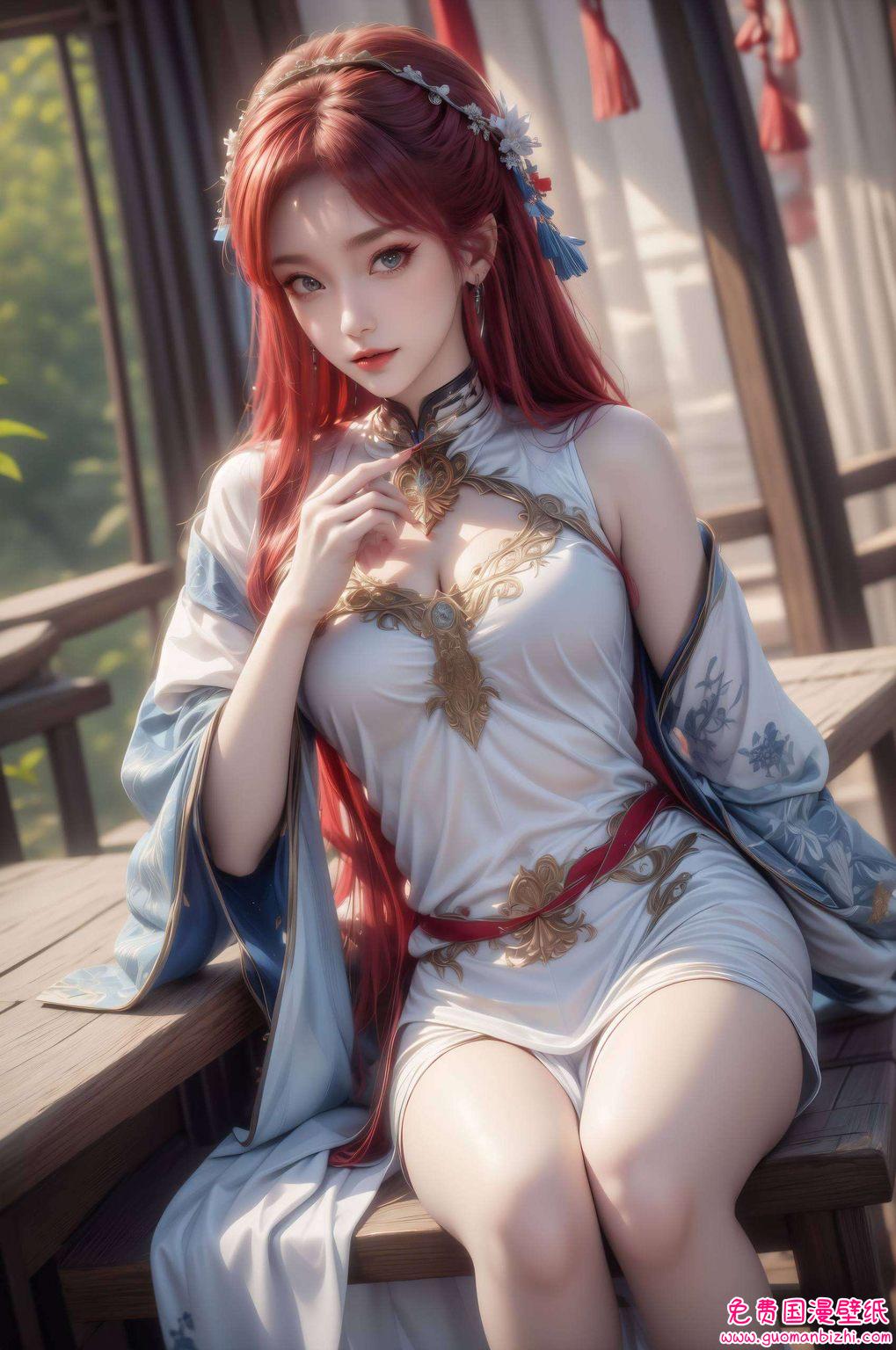 国漫女神们的风采尽显如同穿越时空的画卷