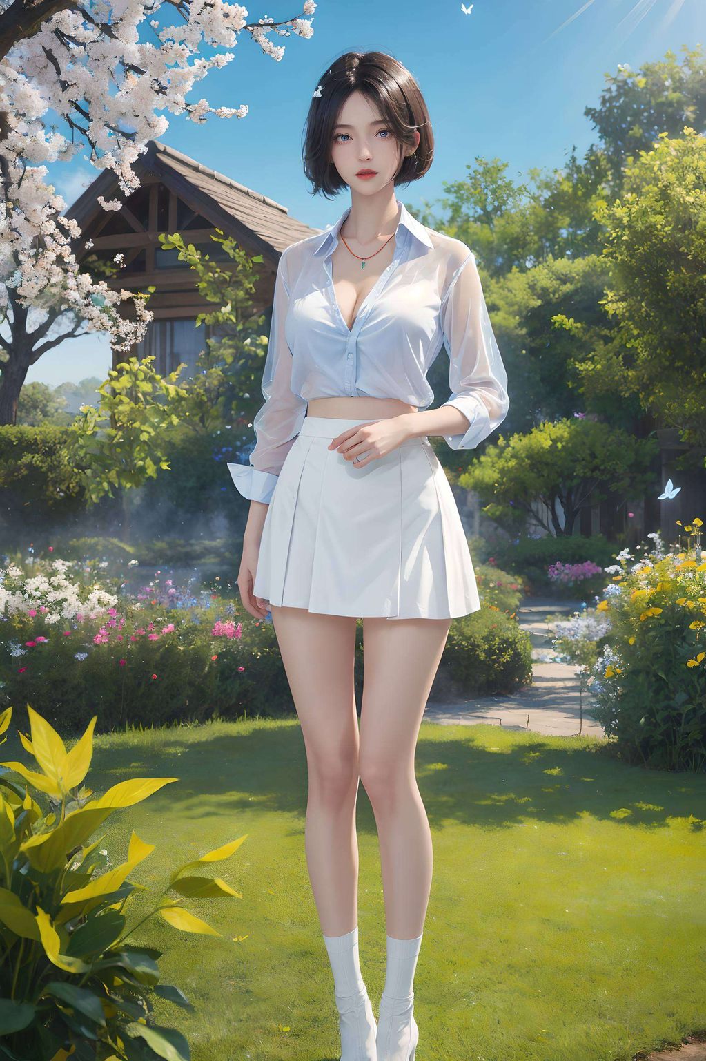 仿佛能承载着无数故事的重量麦田姬如雪那如瀑布般的长发