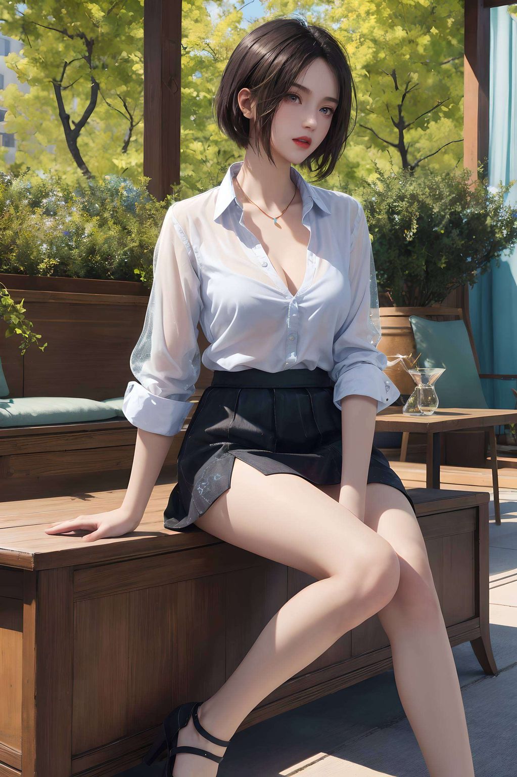 犹如冬日里的一抹炫彩想让她陪你办公?这壁纸保证让你的iPad桌面瞬间变身国漫视觉盛宴