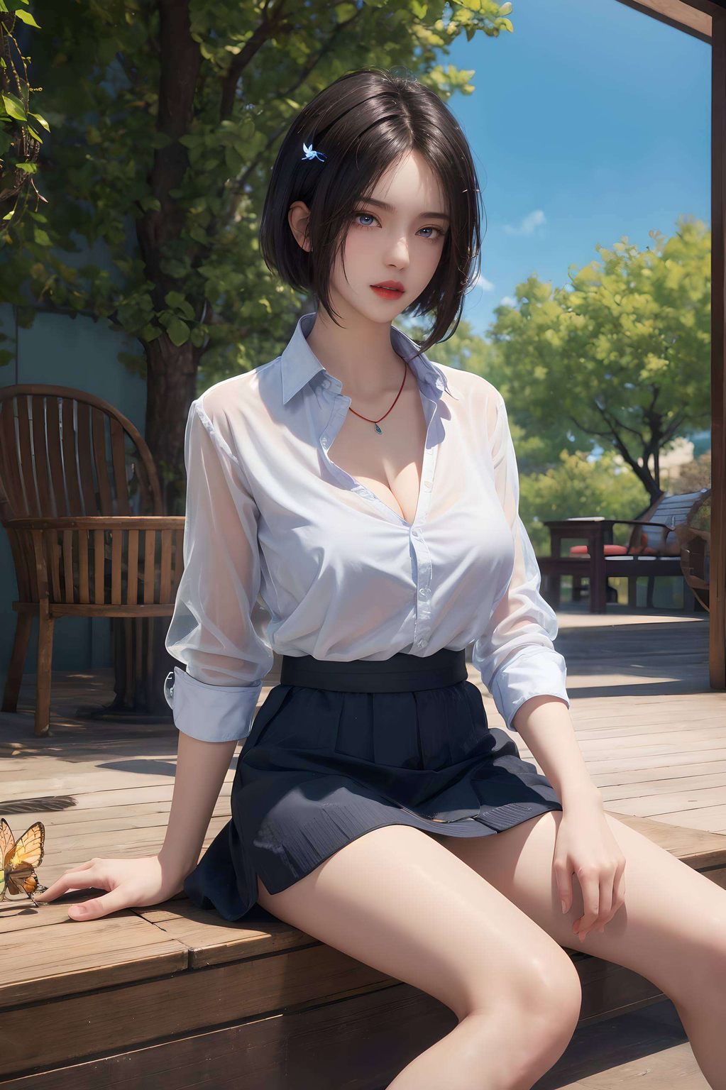 她的眼神里藏着千年的秘密更是心灵深处的守望者