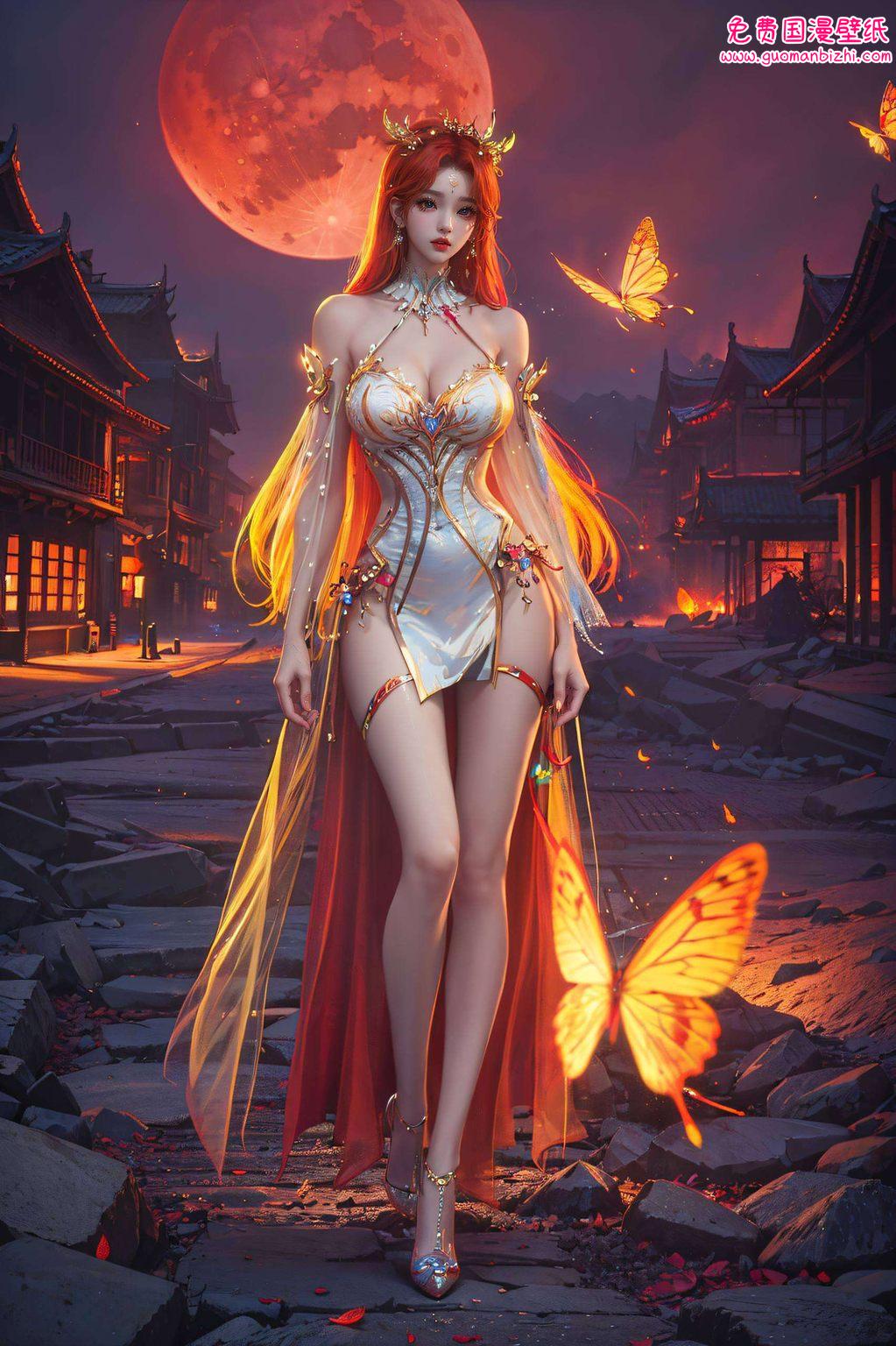 它融合了国漫与玄幻的元素仿佛从国漫故事中款款走出